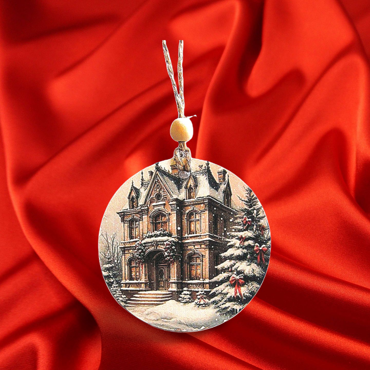 Round Shaped Sublimated Ornament