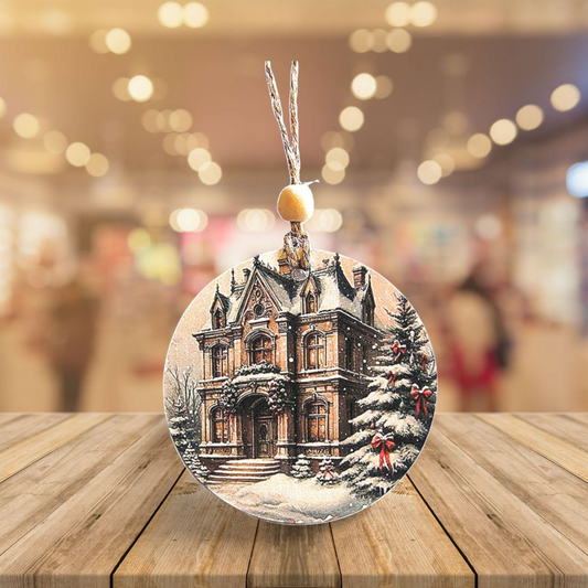 Round Shaped Sublimated Ornament