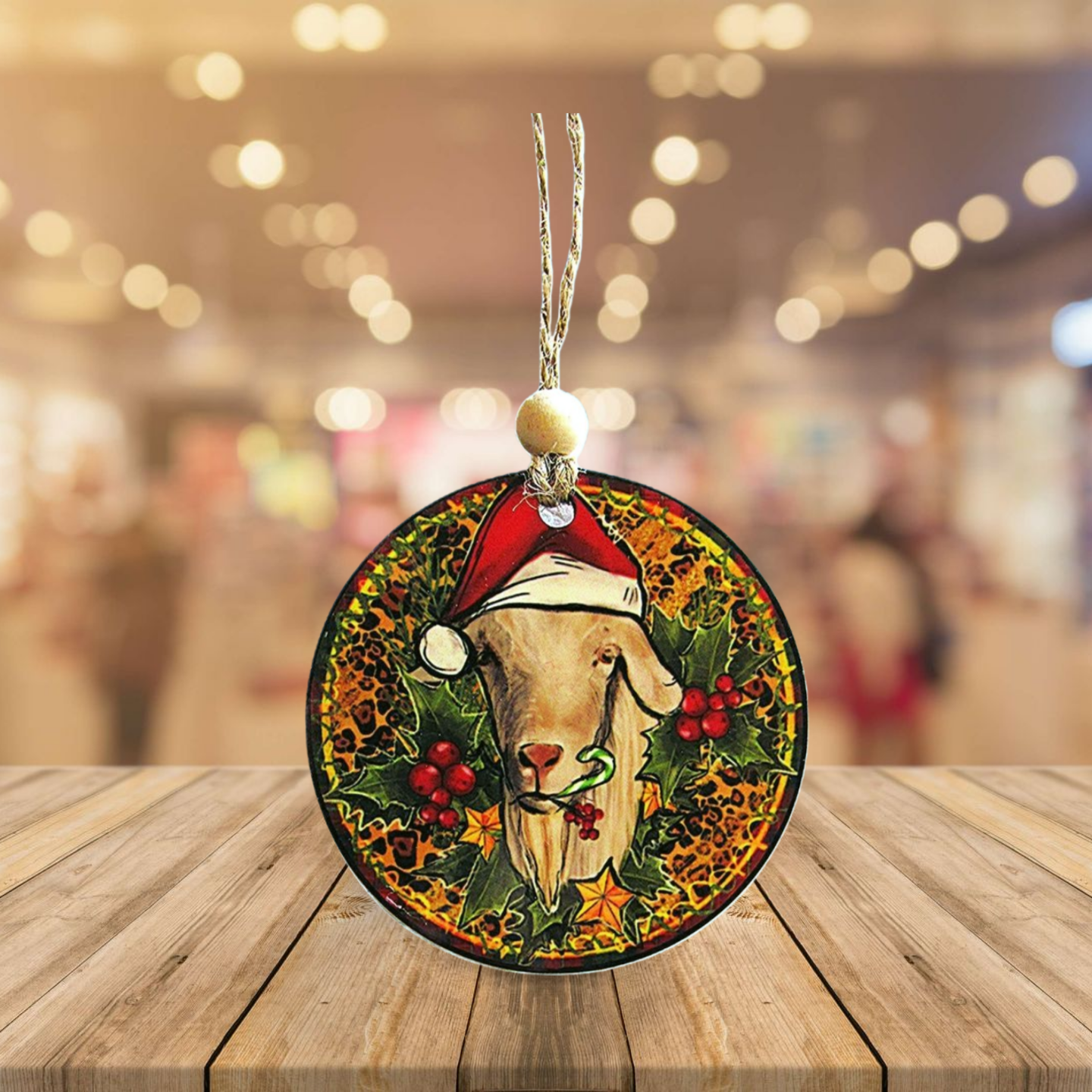 Round Shaped Sublimated Ornament