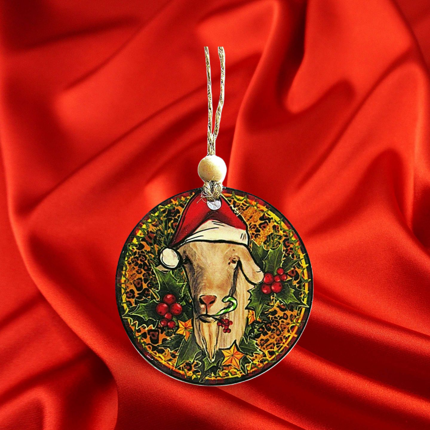 Round Shaped Sublimated Ornament