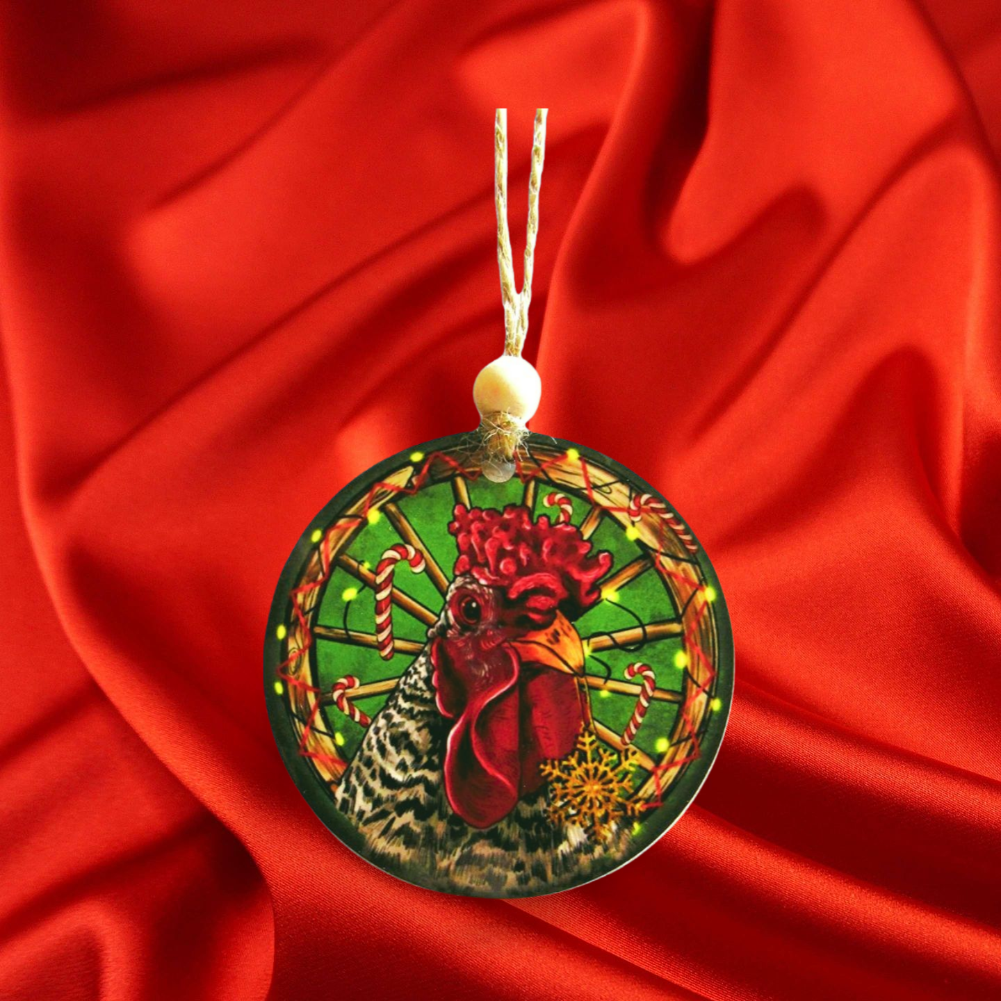 Round Shaped Sublimated Ornament