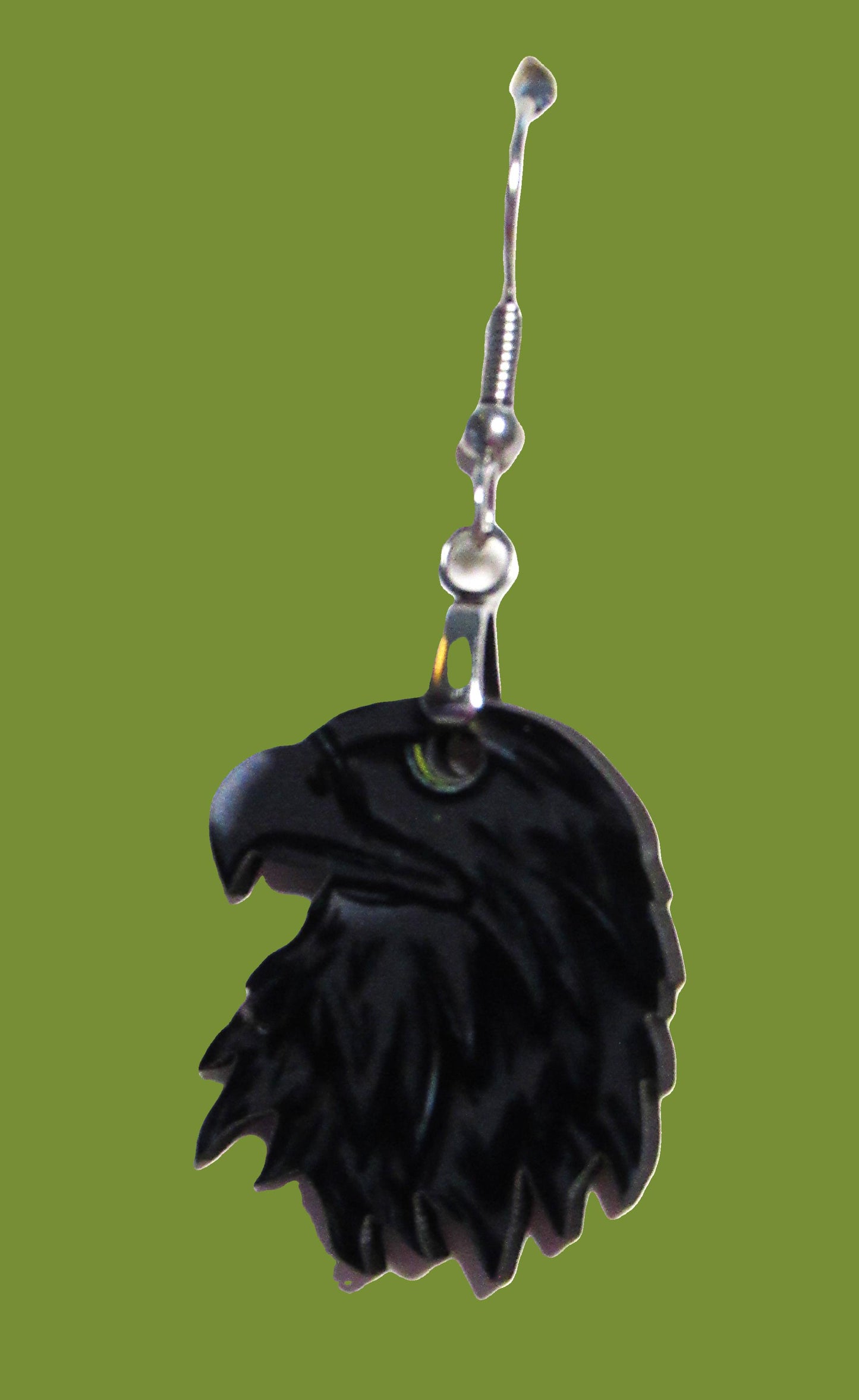 Eagle Head Shaped Sublimated Earrings