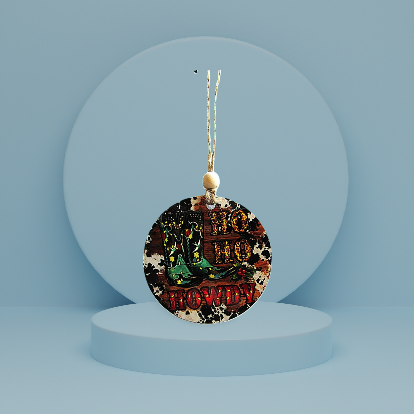 Round Shaped Sublimated Ornament