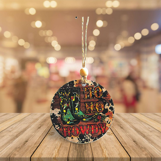 Round Shaped Sublimated Ornament