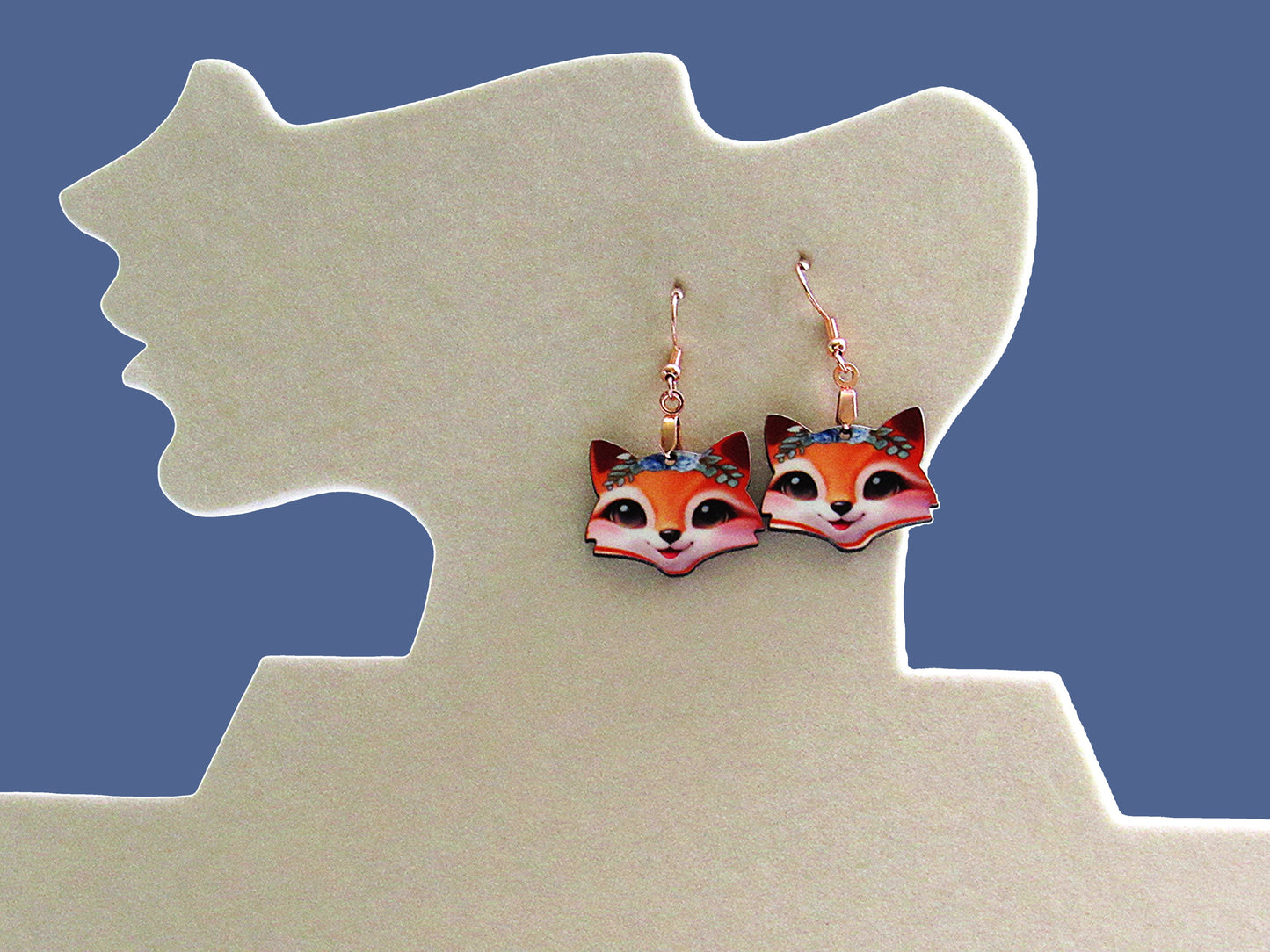 Fox Head Shaped Earrings