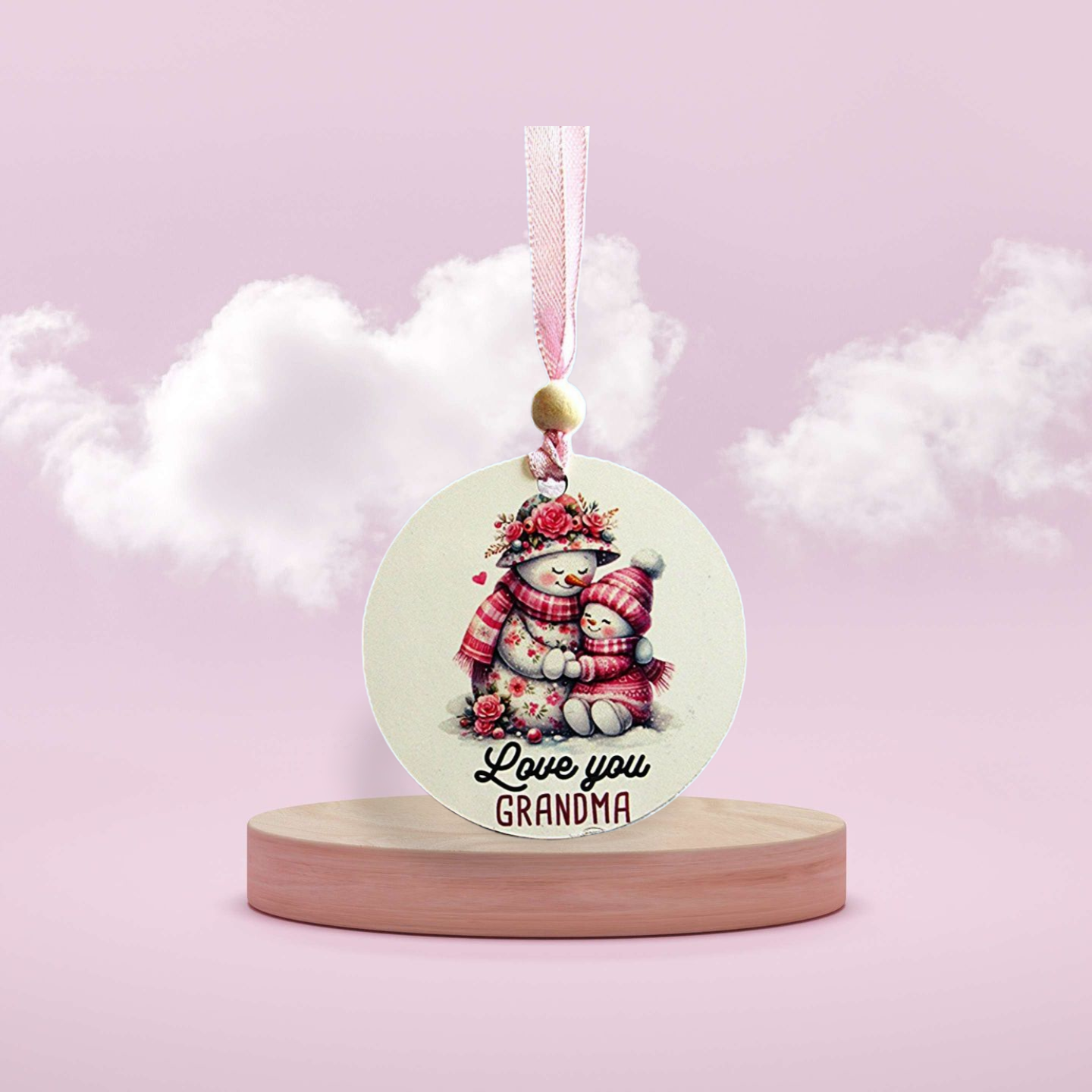 Round Shaped Sublimated Ornament