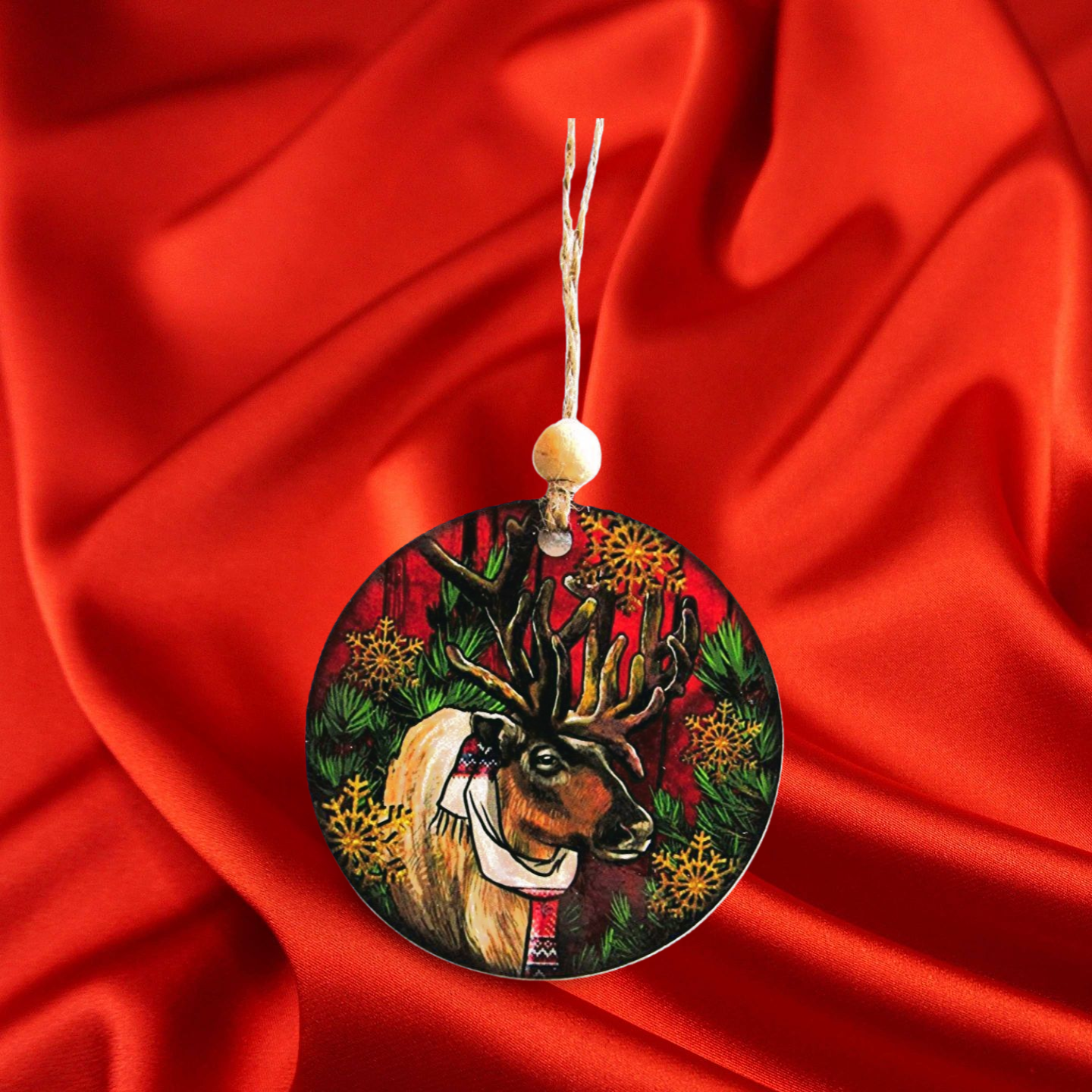 Round Shaped Sublimated Ornament