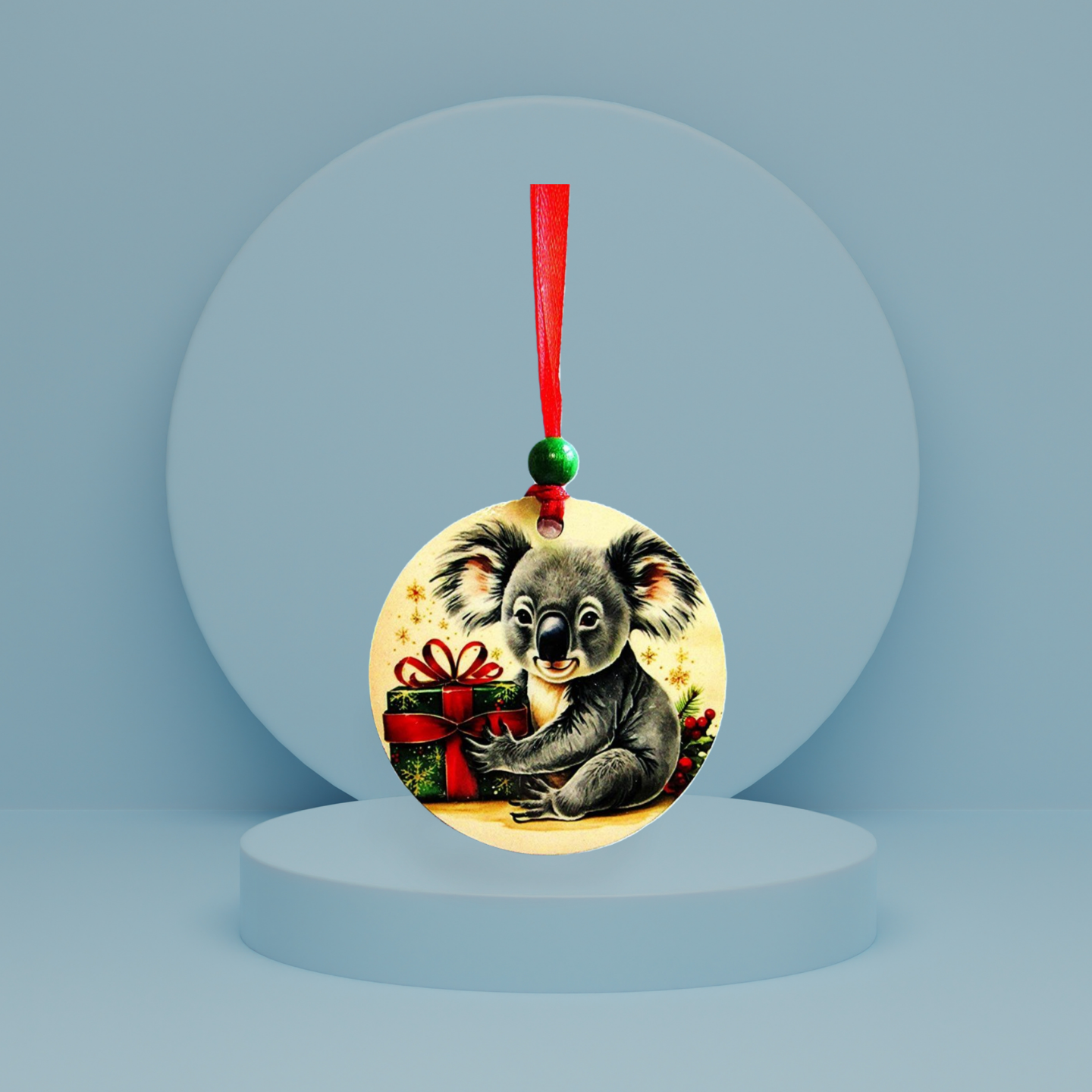 Round Shaped Sublimated Ornament