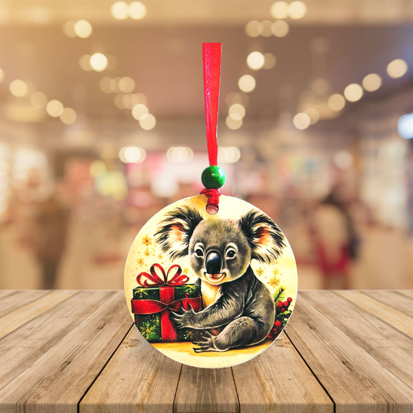 Round Shaped Sublimated Ornament