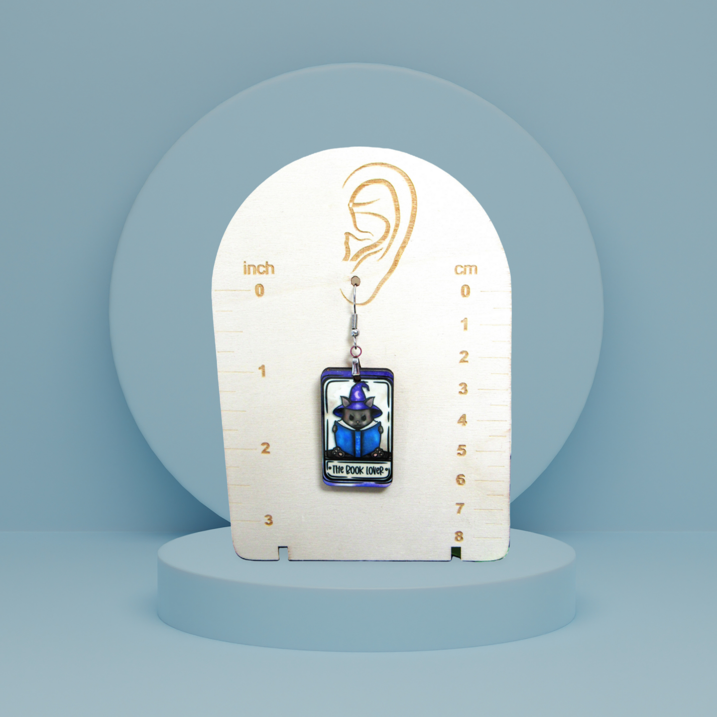 Tarot Card Shaped Sublimated Earrings