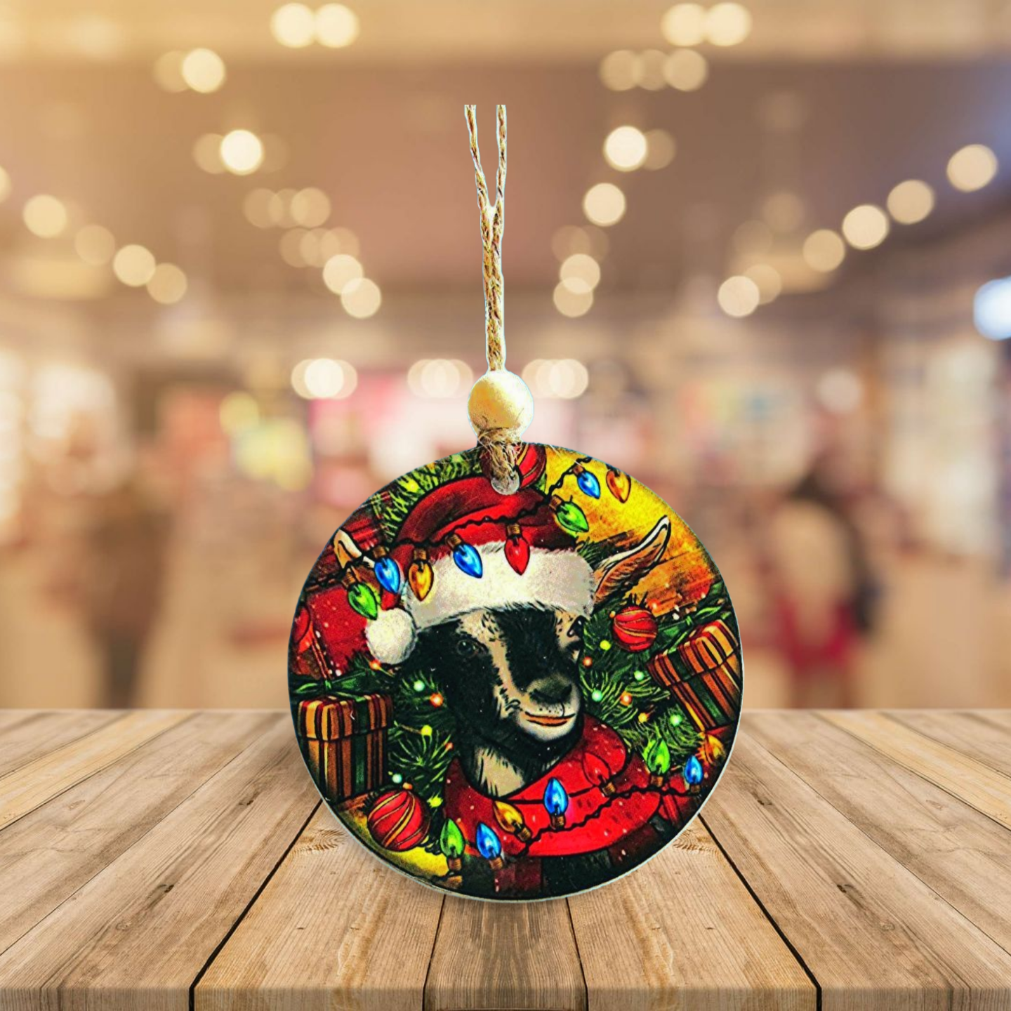 Round Shaped Sublimated Ornament