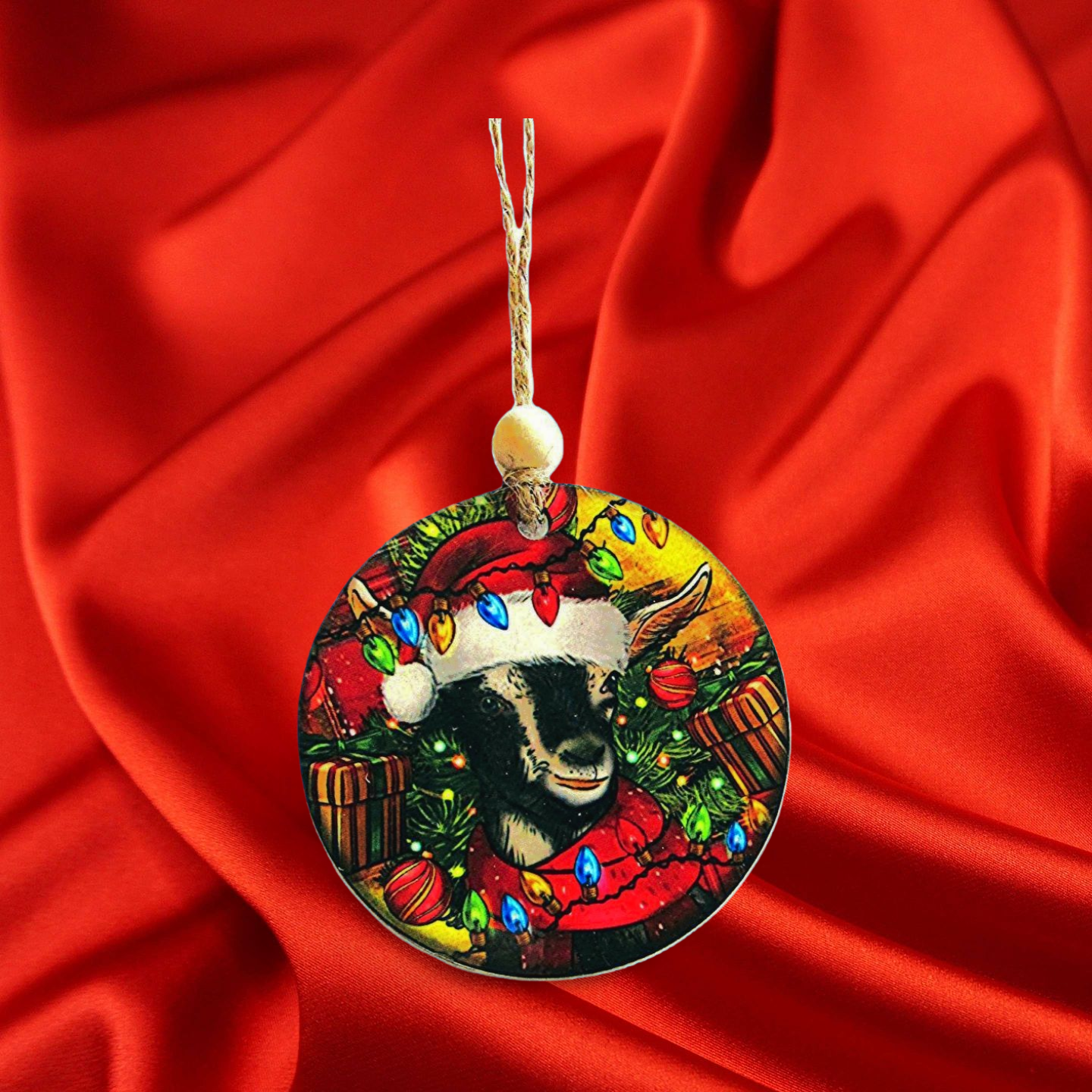 Round Shaped Sublimated Ornament