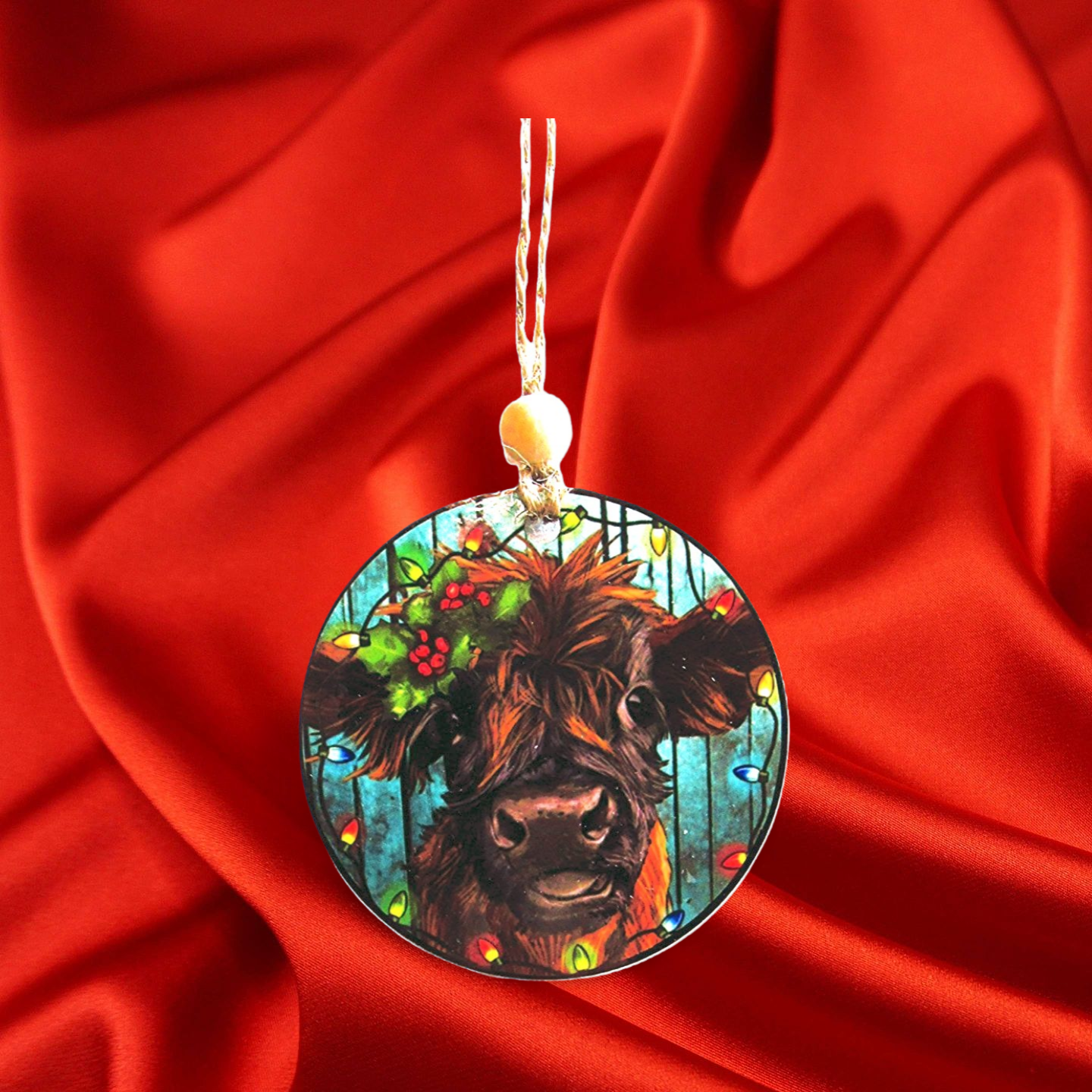 Round Shaped Sublimated Ornament