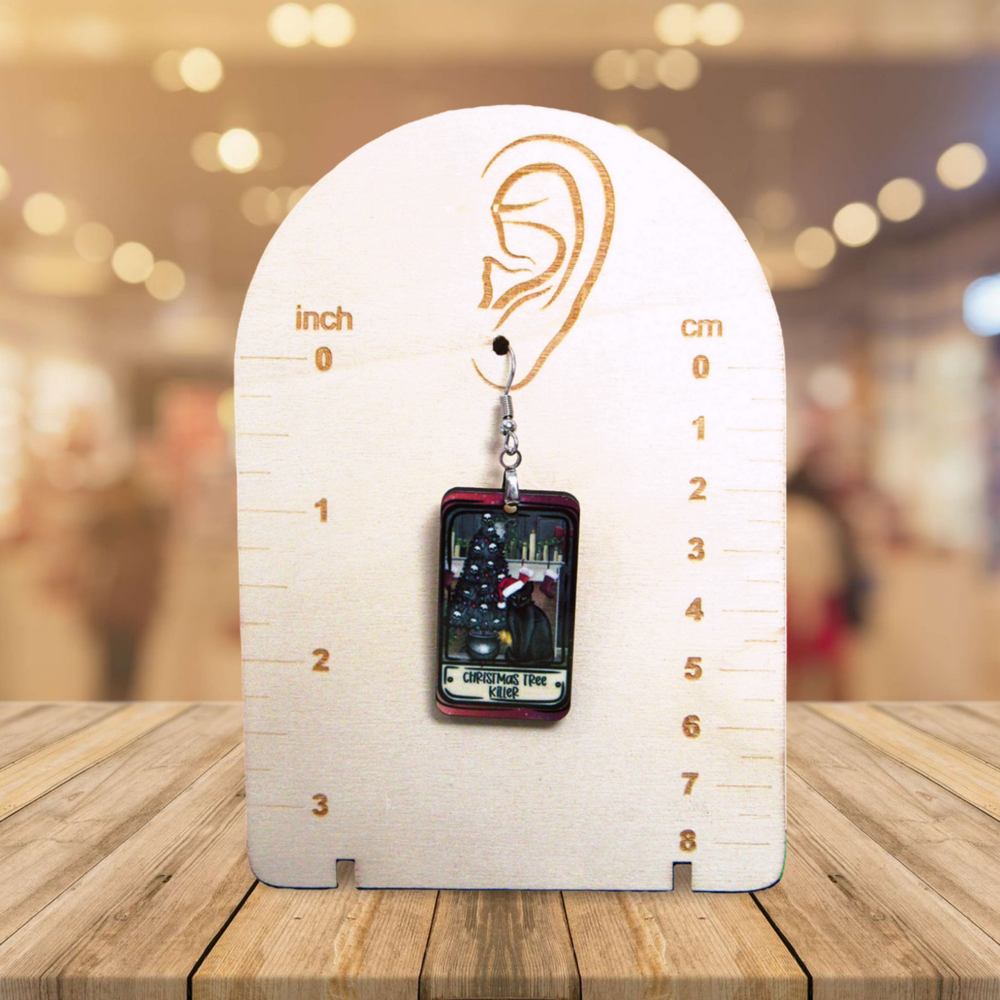 Tarot Card Shaped Sublimated Earrings
