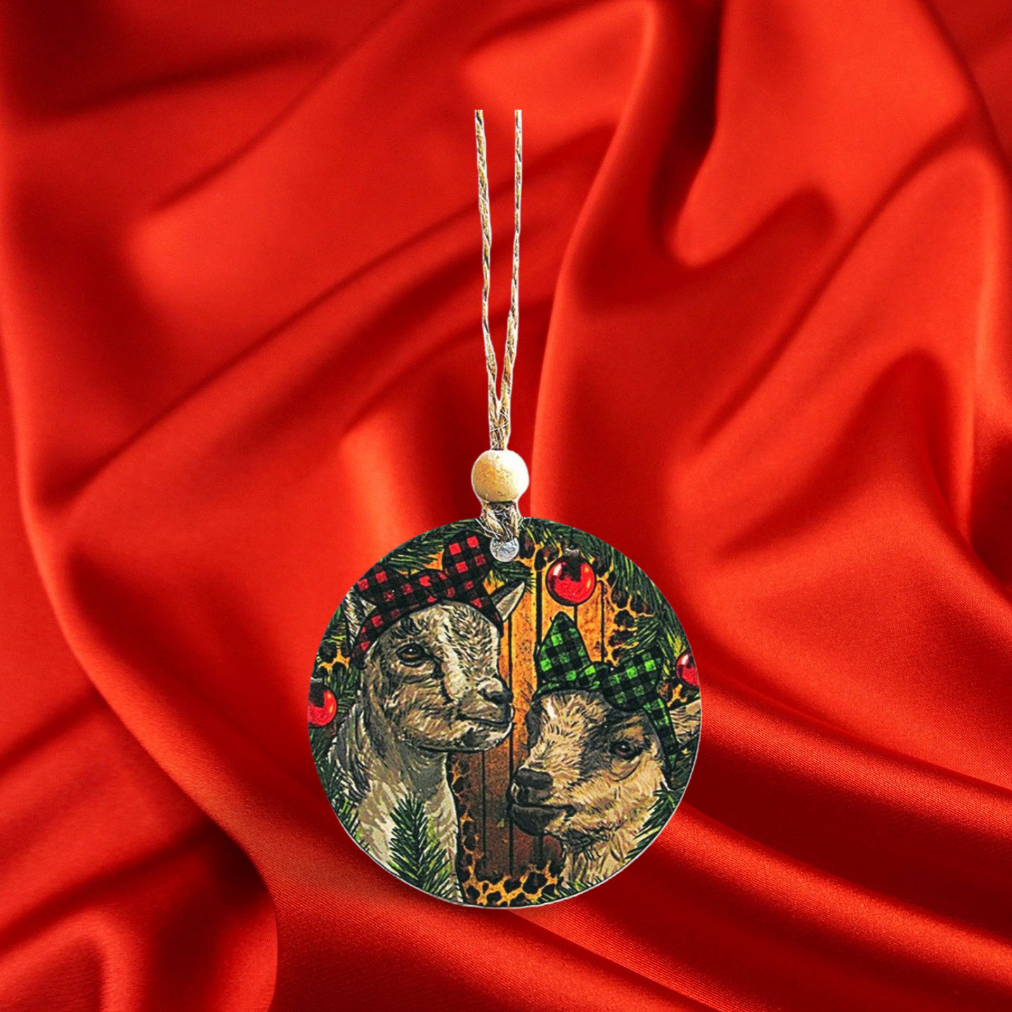 Round Shaped Sublimated Ornament