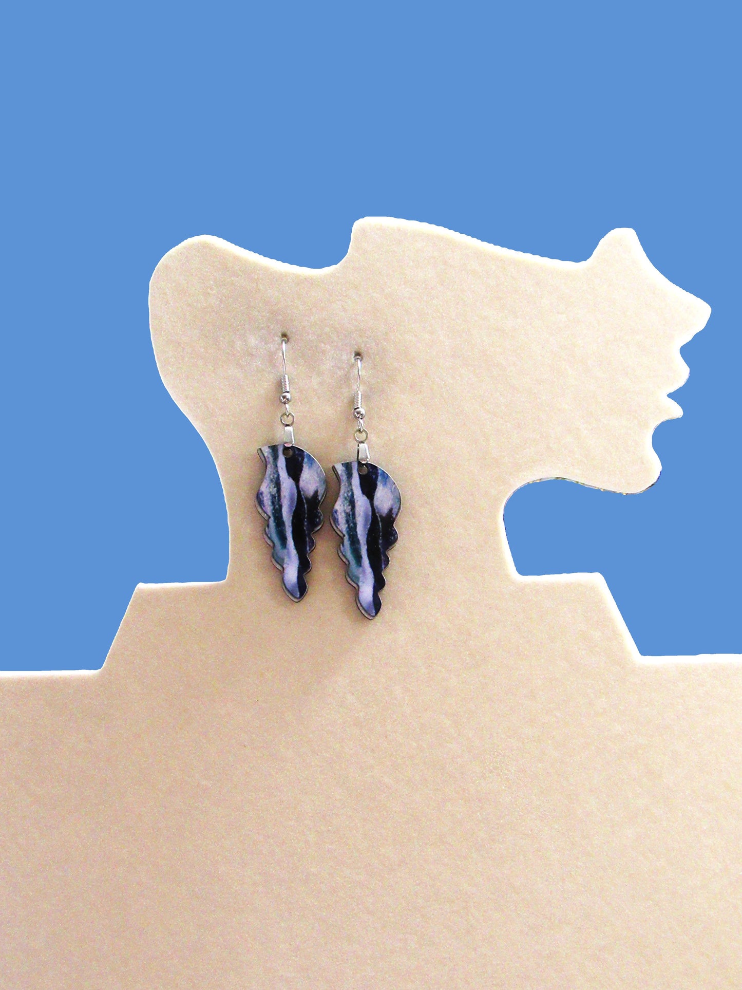 Tulip Shell Shaped Sublimated Earrings
