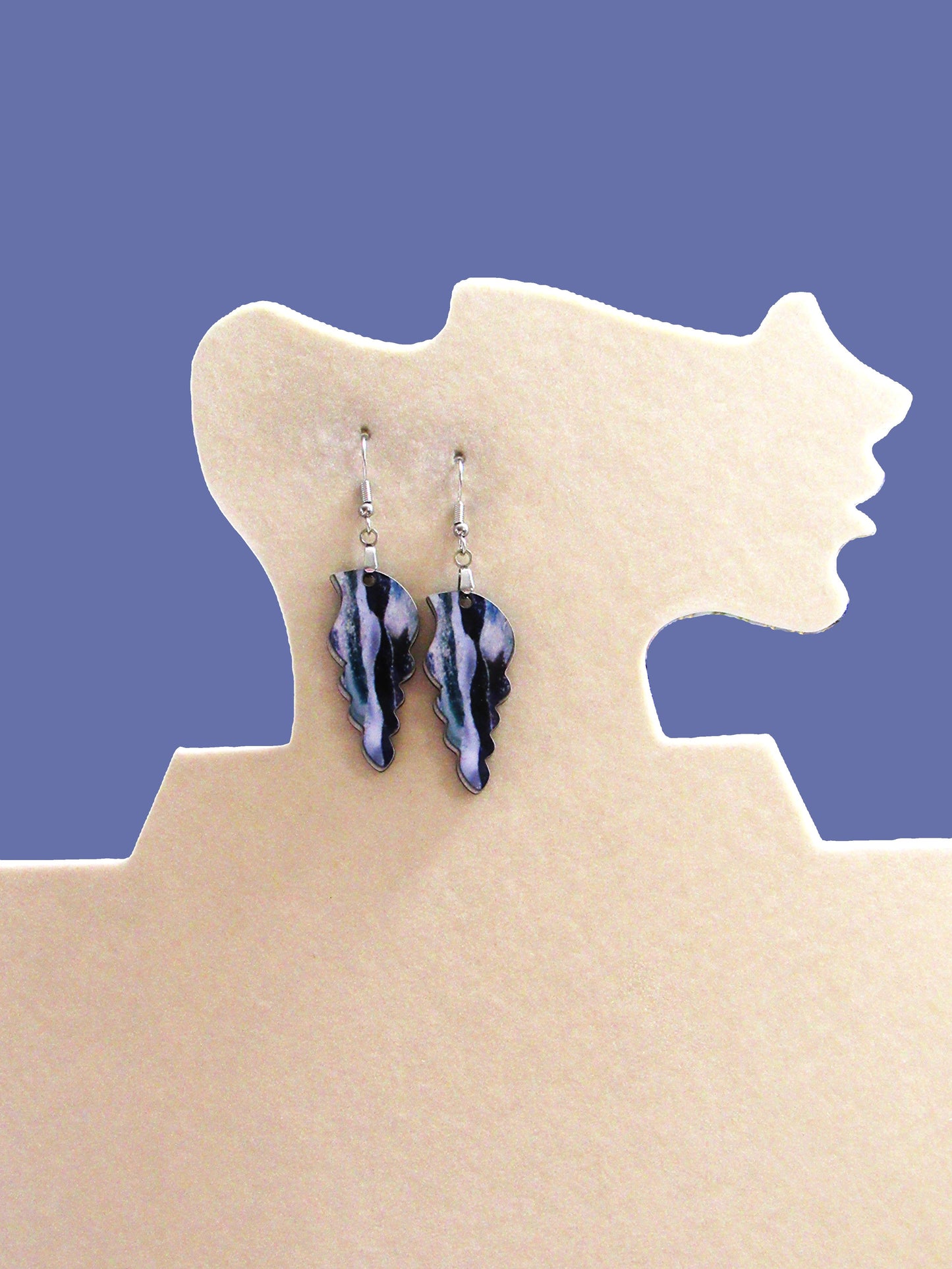 Tulip Shell Shaped Sublimated Earrings