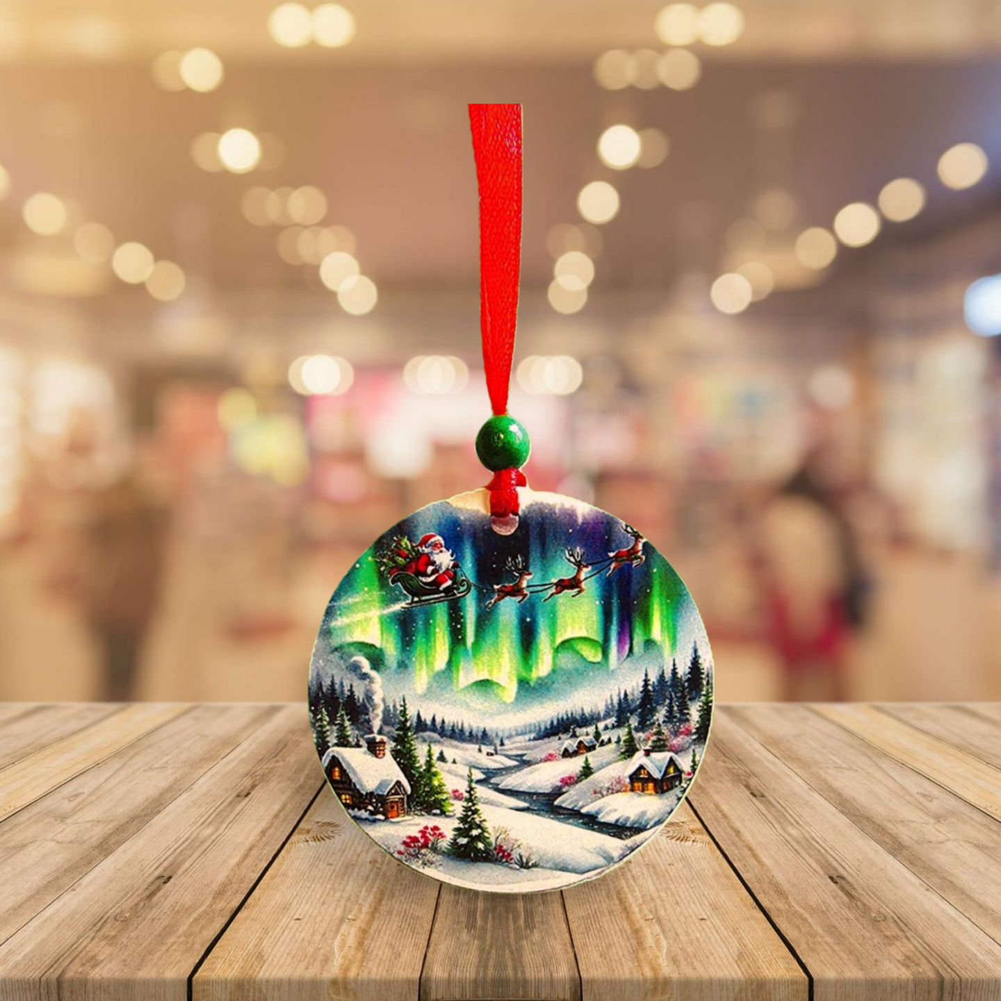 Round Shaped Sublimated Ornament
