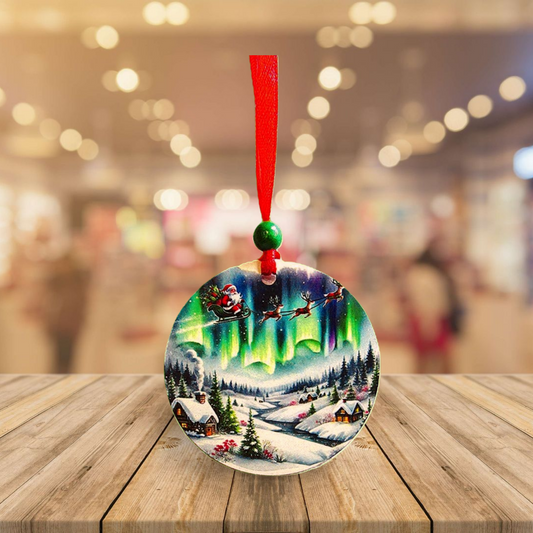 Round Shaped Sublimated Ornament