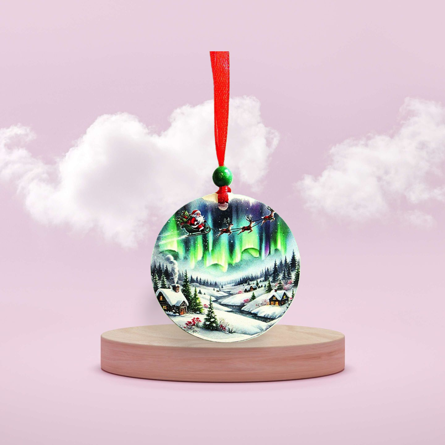 Round Shaped Sublimated Ornament