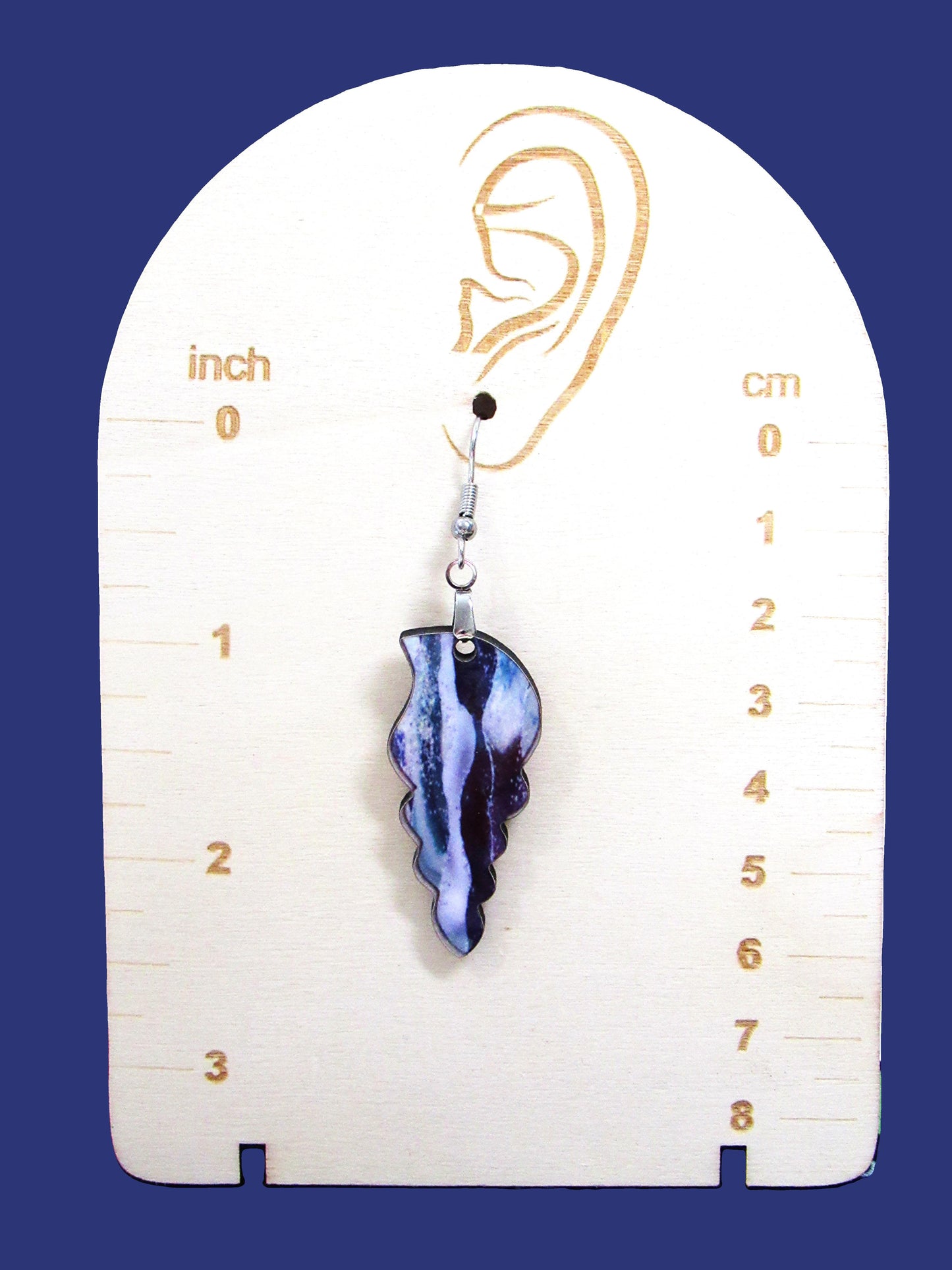 Tulip Shell Shaped Sublimated Earrings