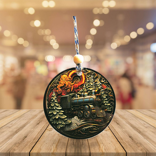 Round Shaped Sublimated Ornament
