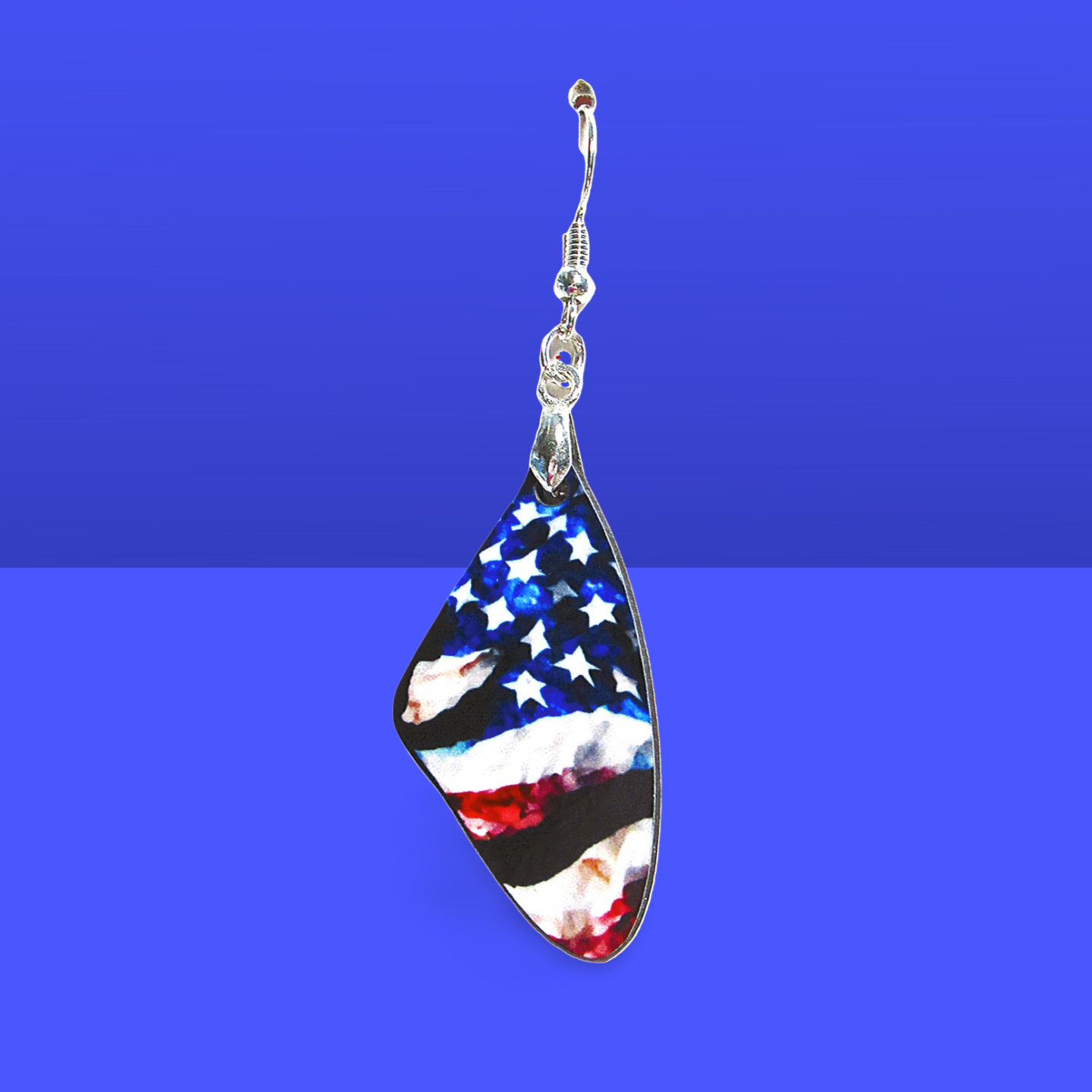 Wing Shaped Sublimated Earring 1.5 inch