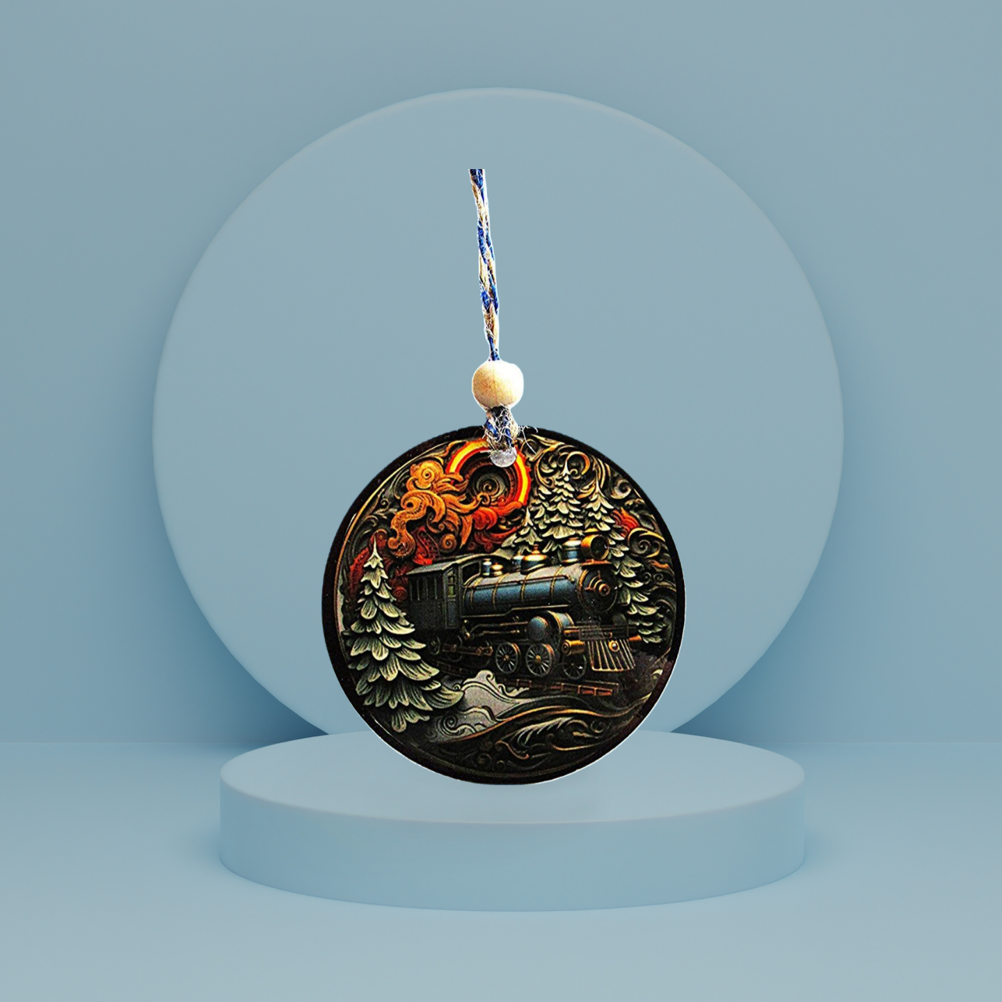Round Shaped Sublimated Ornament