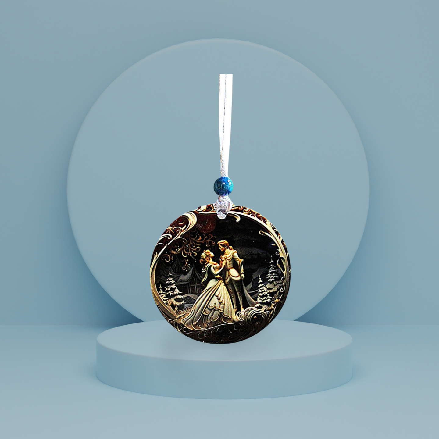 Round Shaped Sublimated Ornament