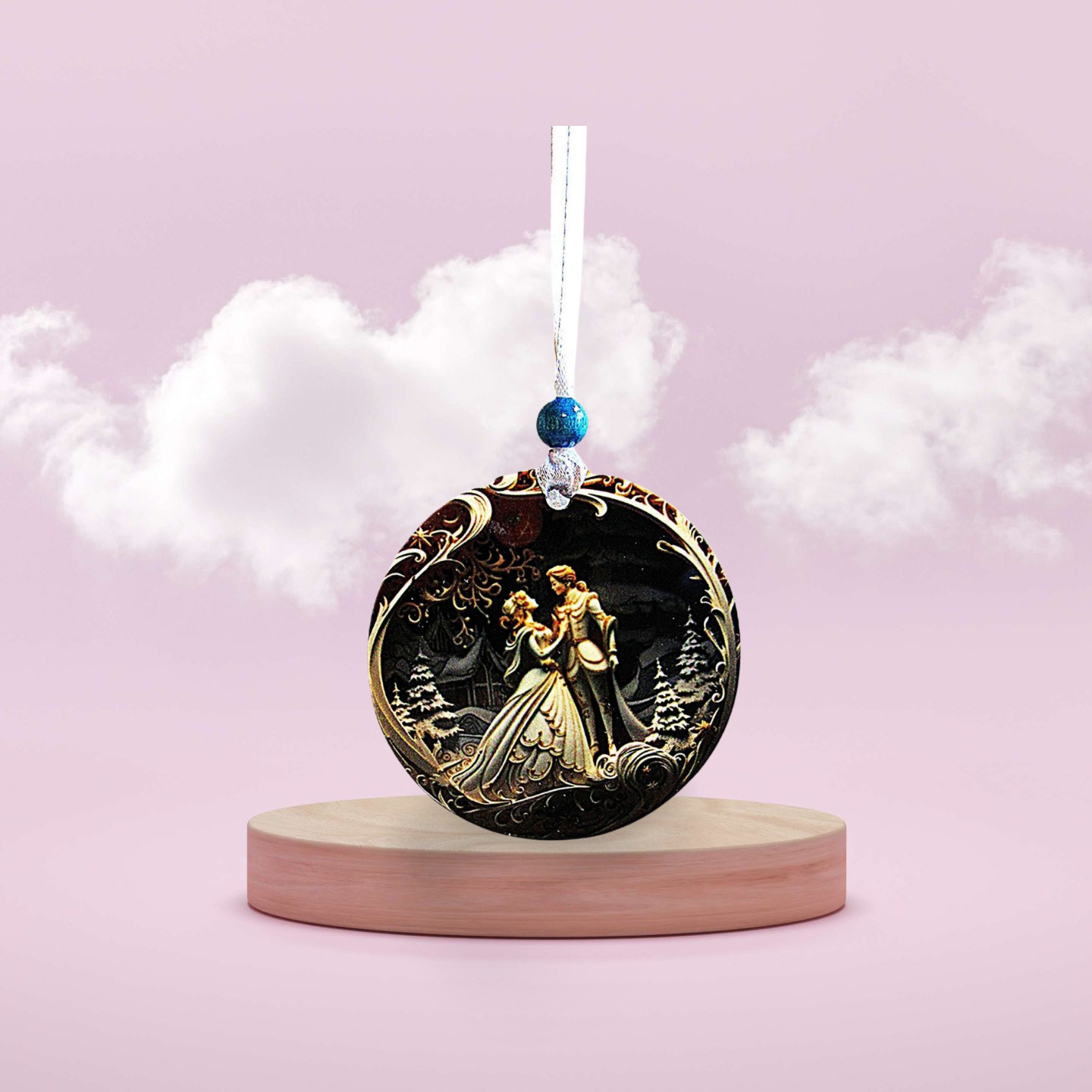 Round Shaped Sublimated Ornament