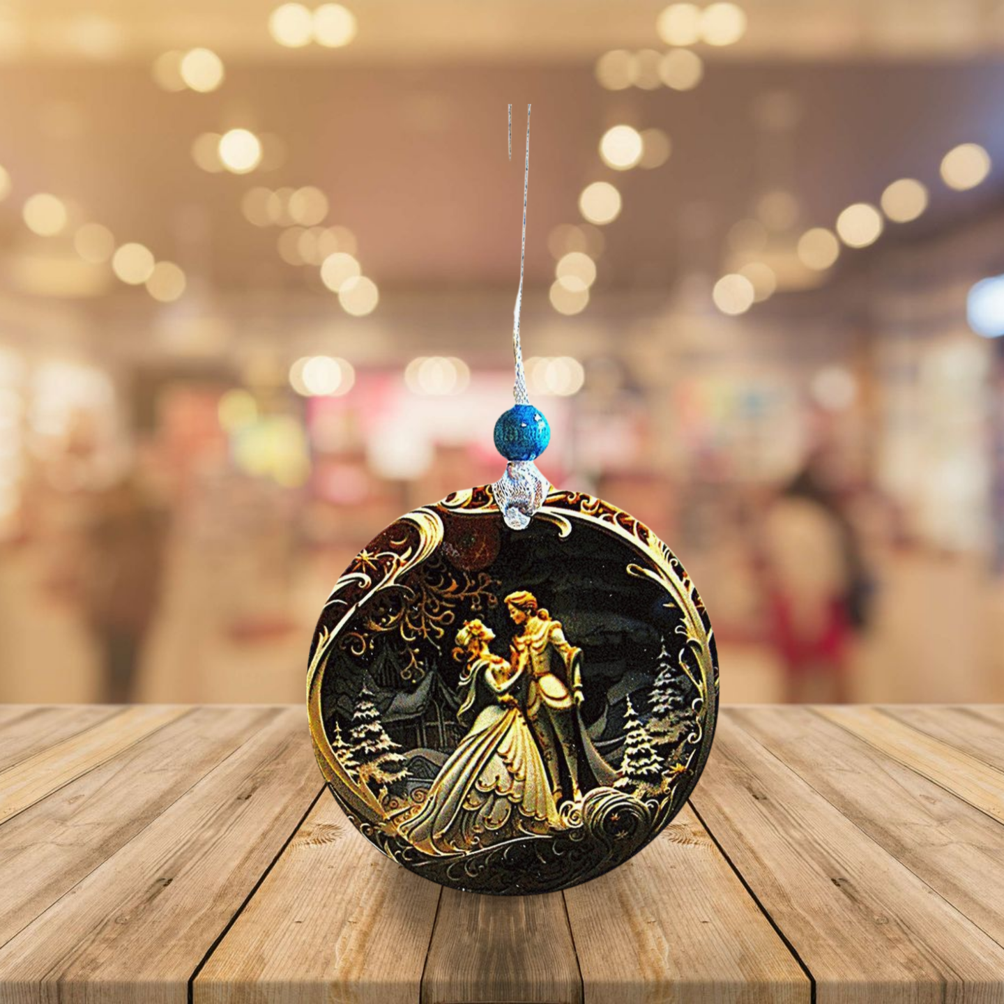 Round Shaped Sublimated Ornament