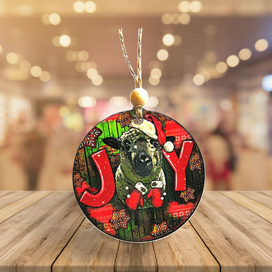 Round Shaped Sublimated Ornament