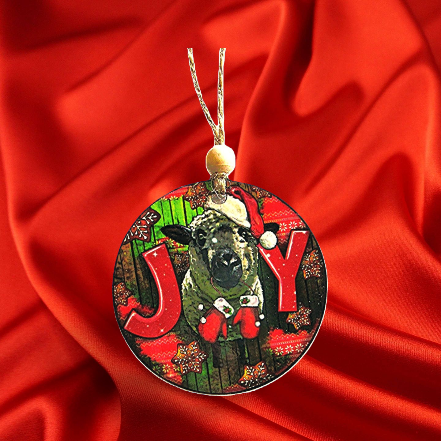 Round Shaped Sublimated Ornament