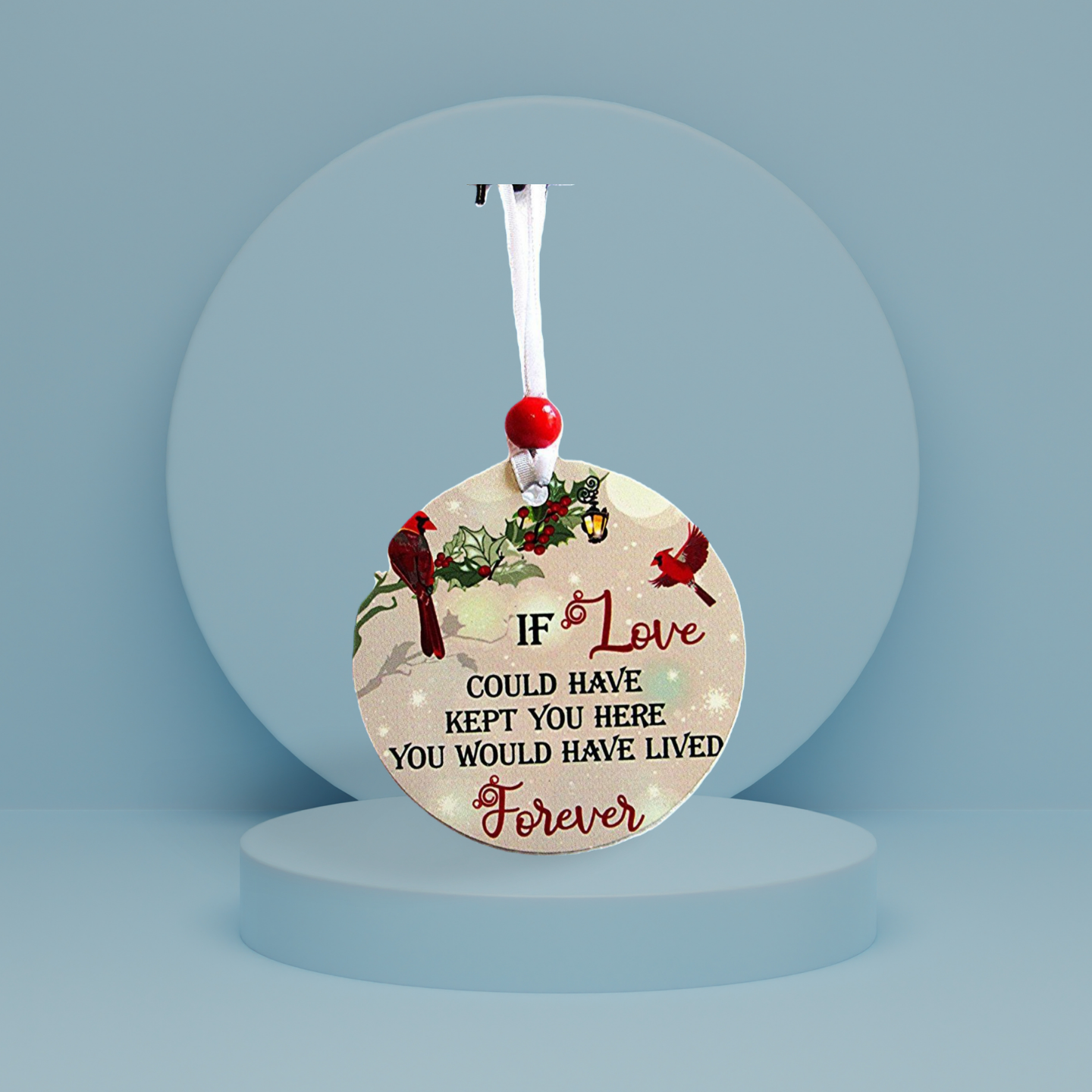 Round Shaped Sublimated Ornament