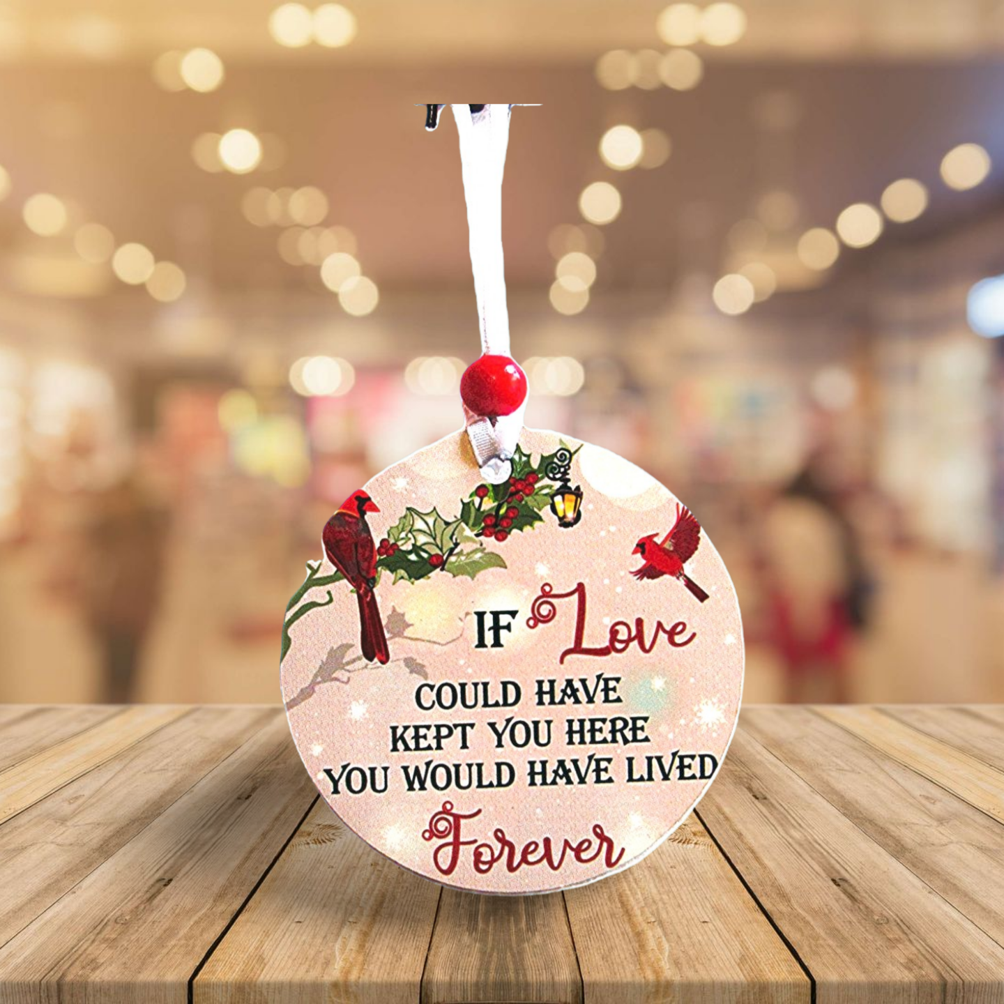 Round Shaped Sublimated Ornament