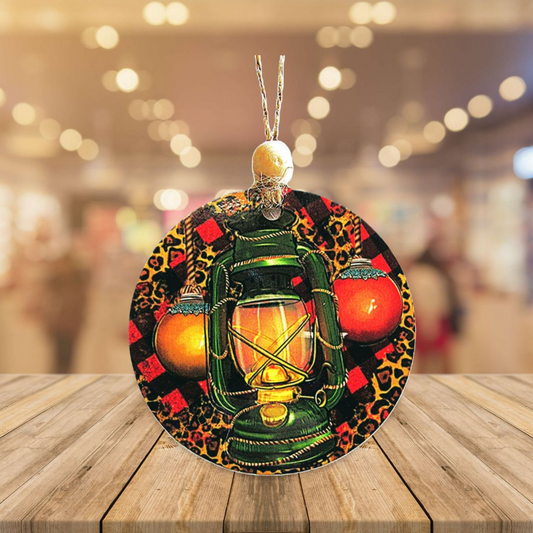 Round Shaped Sublimated Ornament