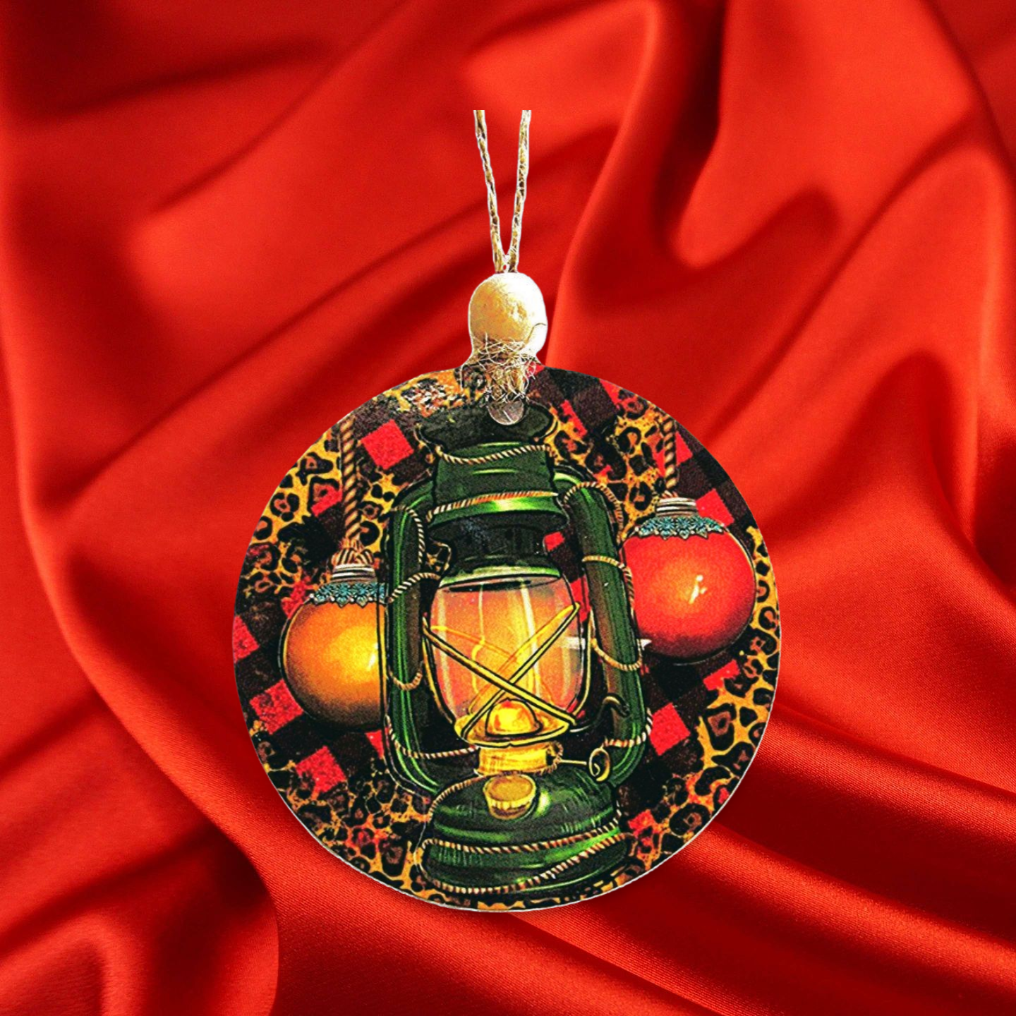 Round Shaped Sublimated Ornament