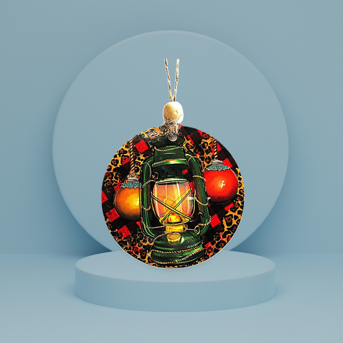 Round Shaped Sublimated Ornament