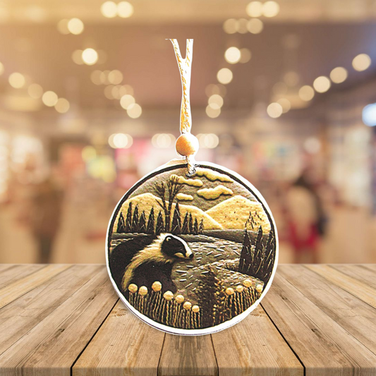 Round Shaped Sublimated Ornament