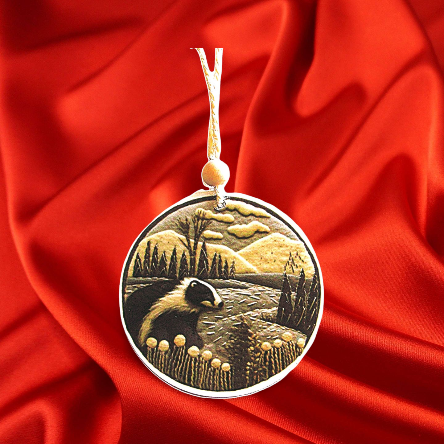 Round Shaped Sublimated Ornament