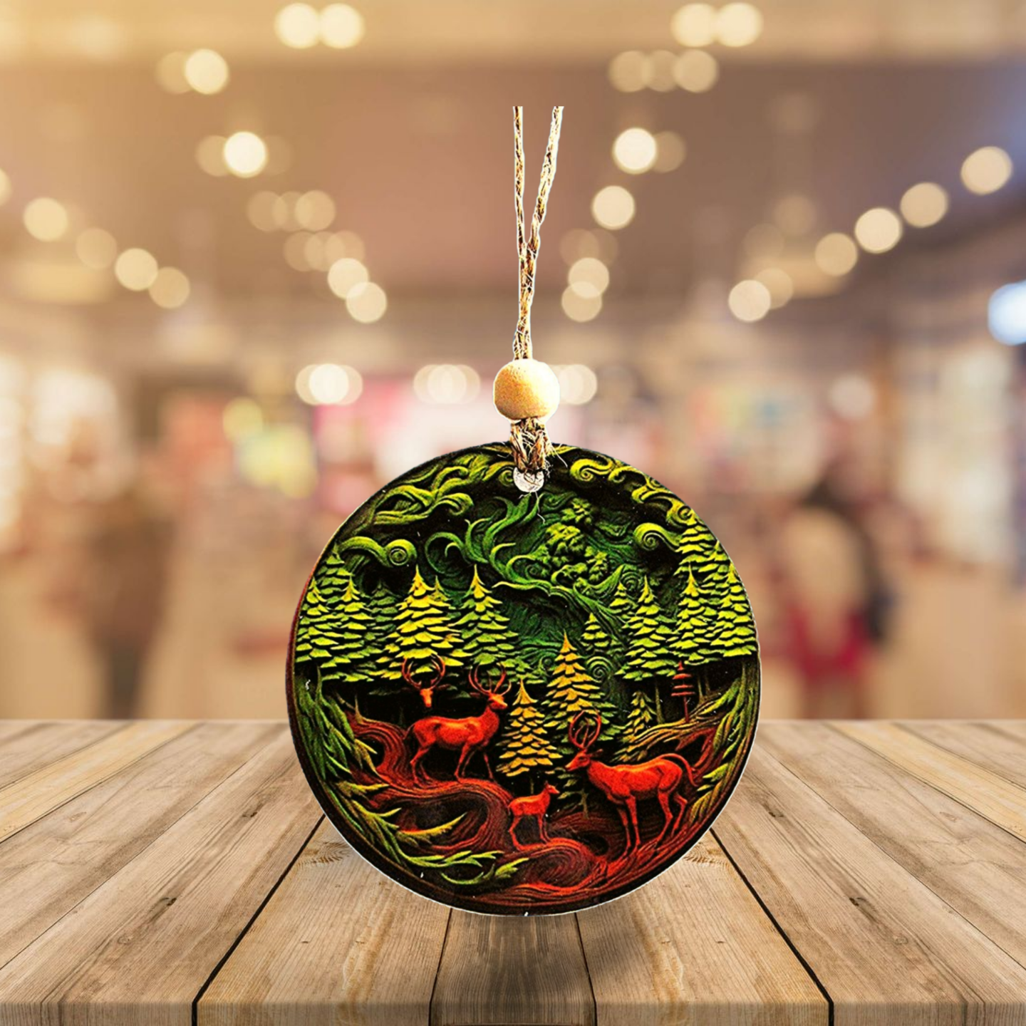 Round Shaped Sublimated Ornament