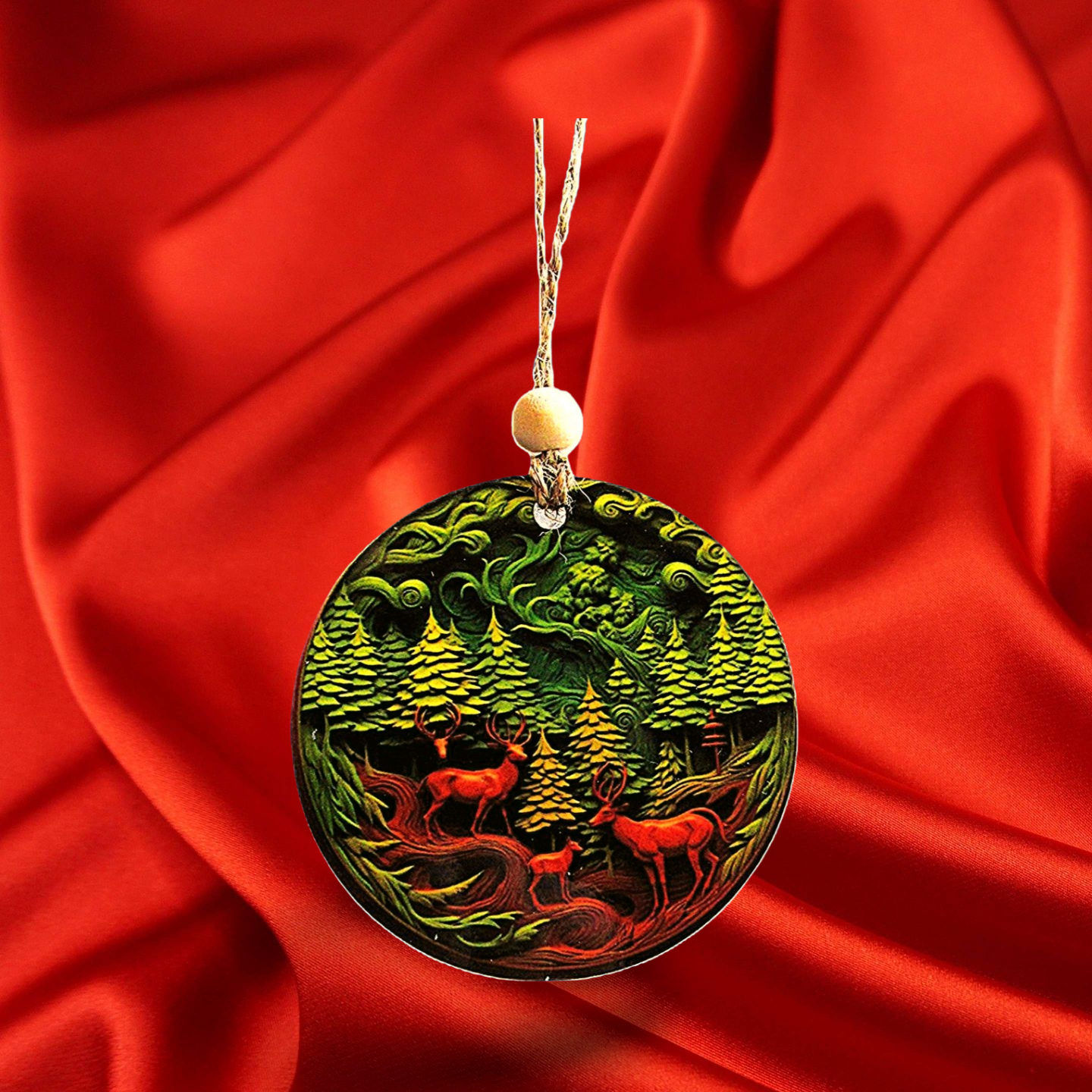 Round Shaped Sublimated Ornament