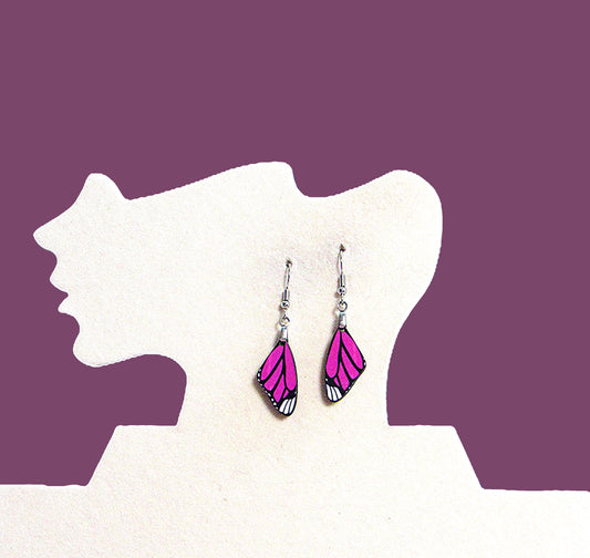 Wing Shaped Sublimated Earring