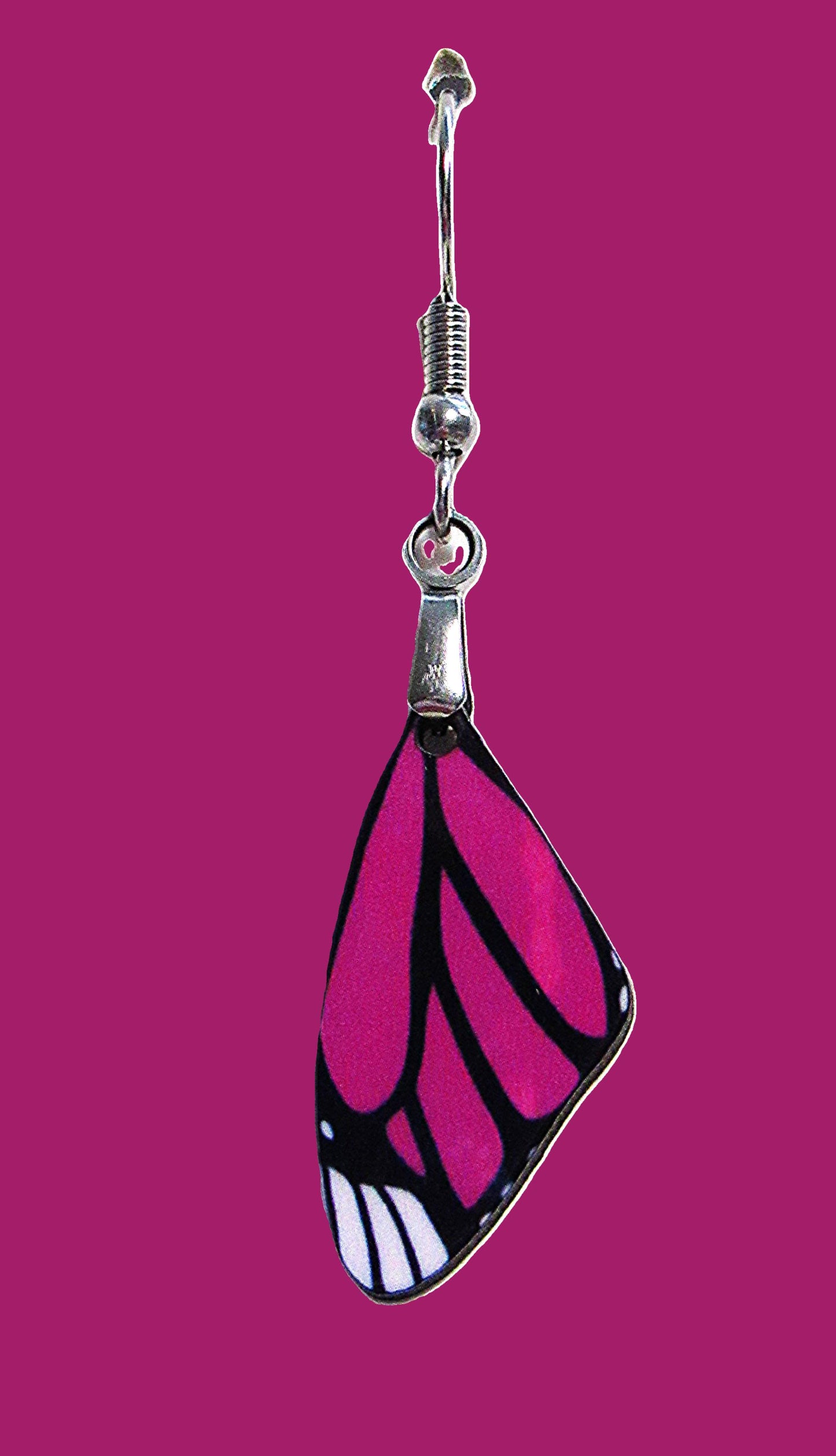 Wing Shaped Sublimated Earring