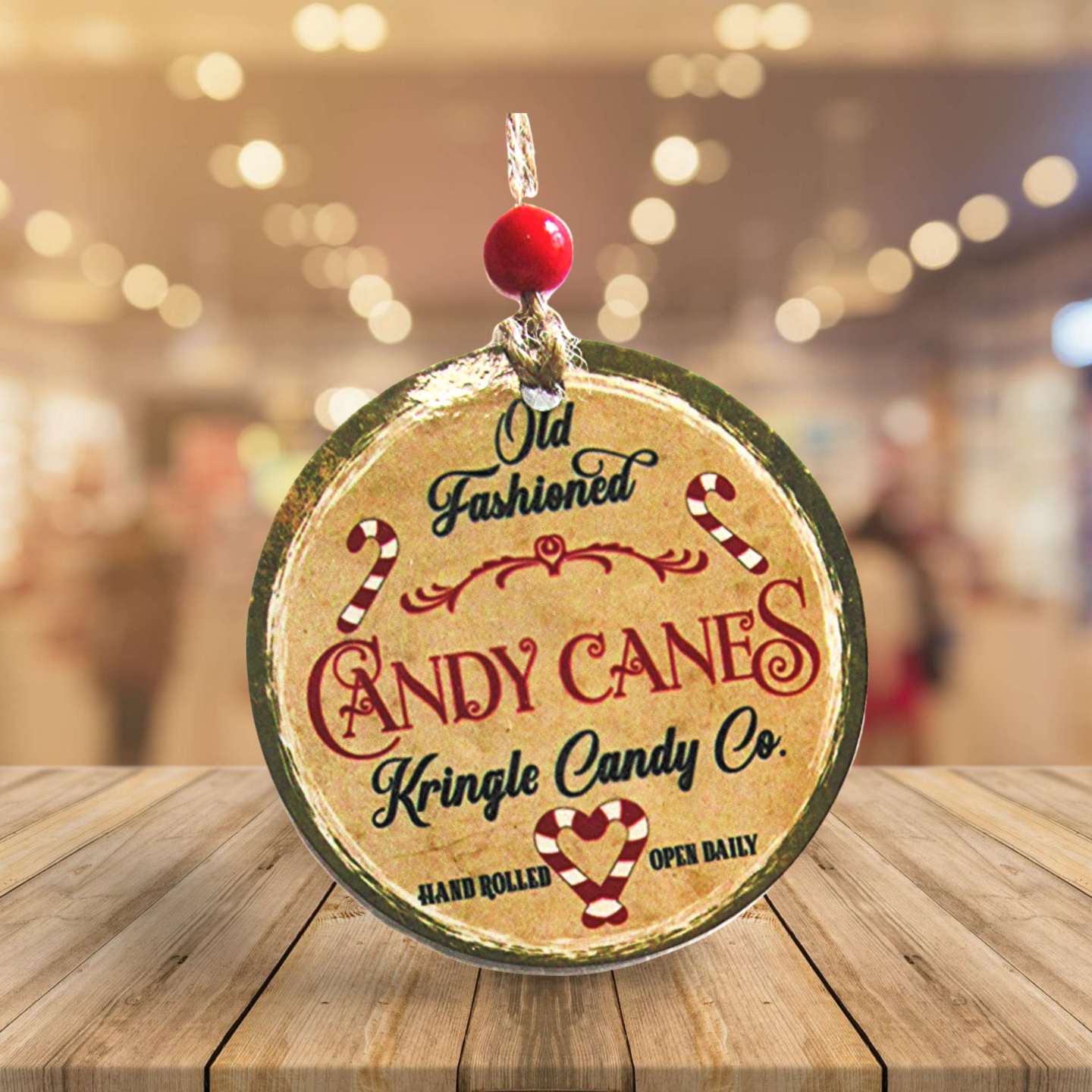 Round Shaped Sublimated Ornament