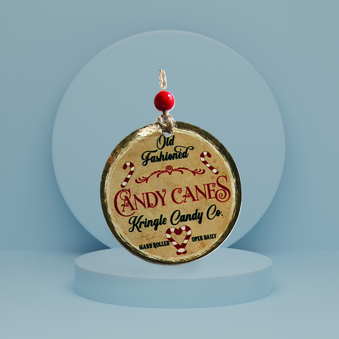 Round Shaped Sublimated Ornament