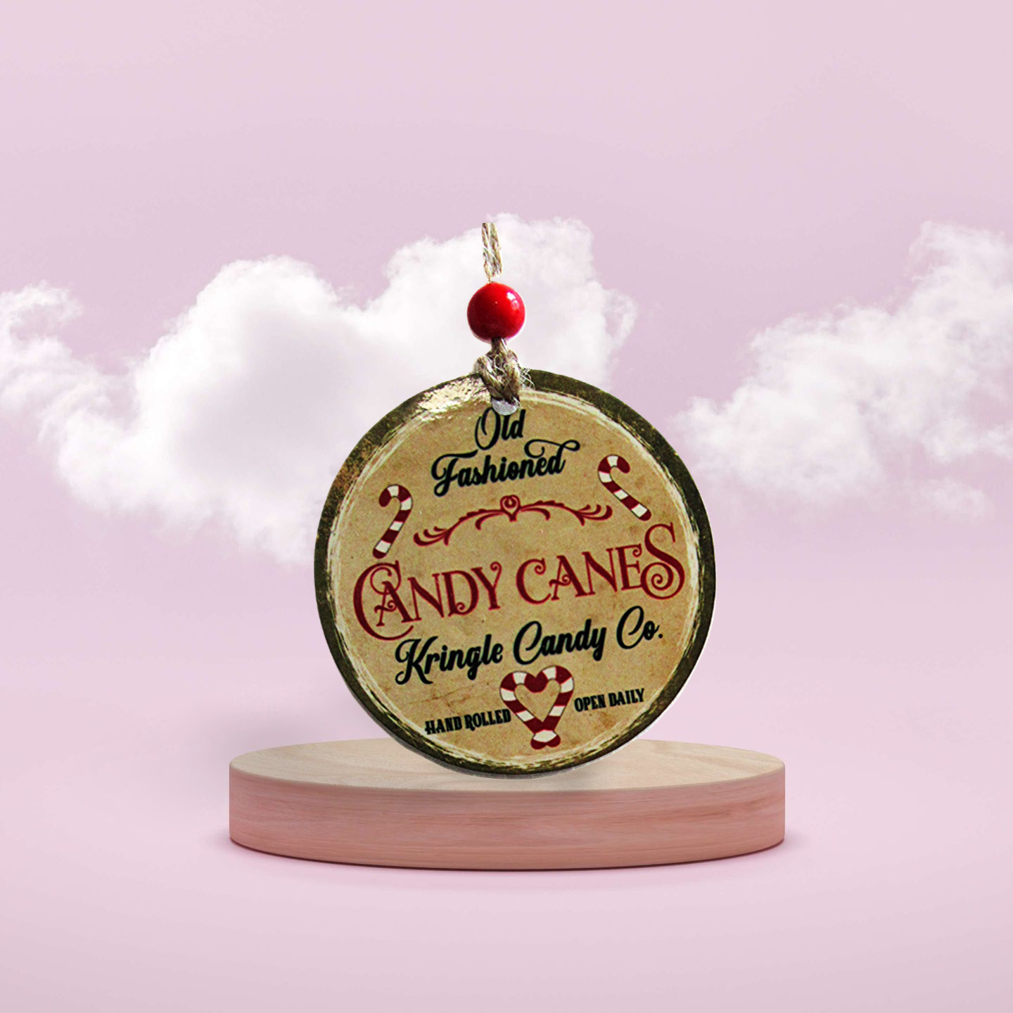 Round Shaped Sublimated Ornament