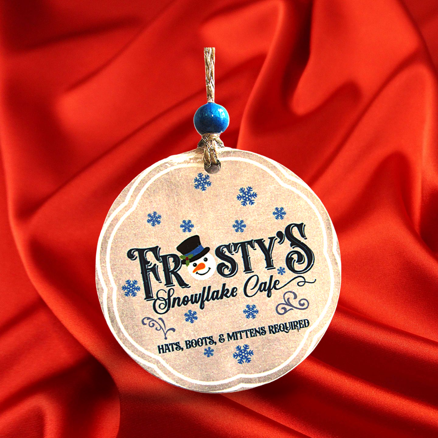 Round Shaped Sublimated Ornament