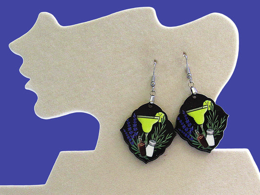 Fancy Diamond Shaped Sublimated Earring