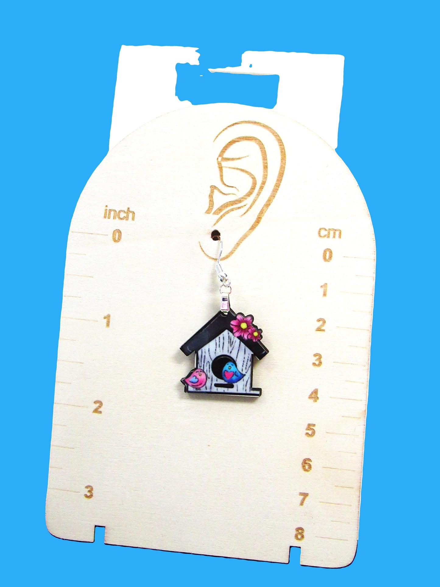 Birdhouse Shaped Earring